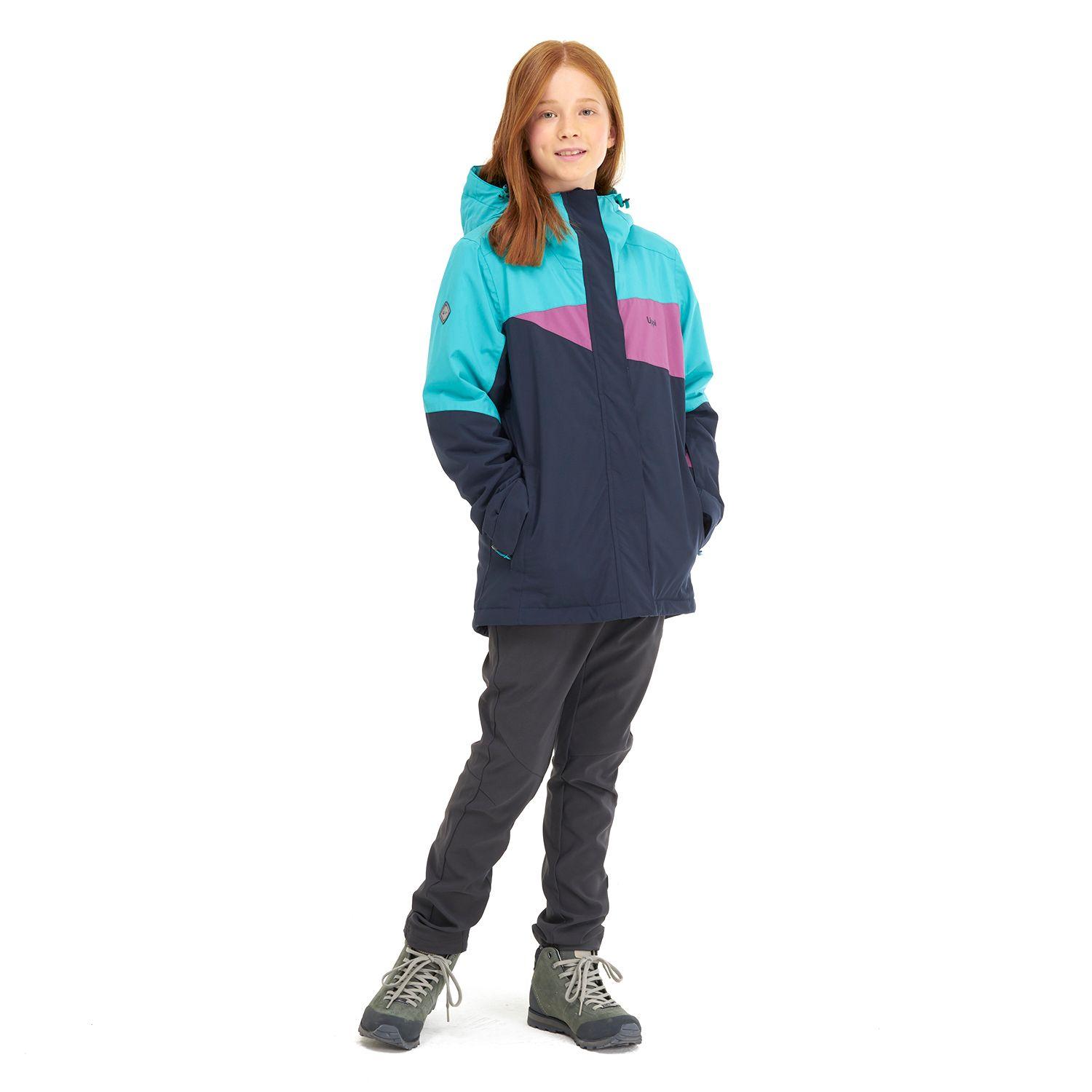 Chaqueta Teen Girl Shelter B-Dry Hoody Jacket Azul Marino / Turquesa Lippi I22-8