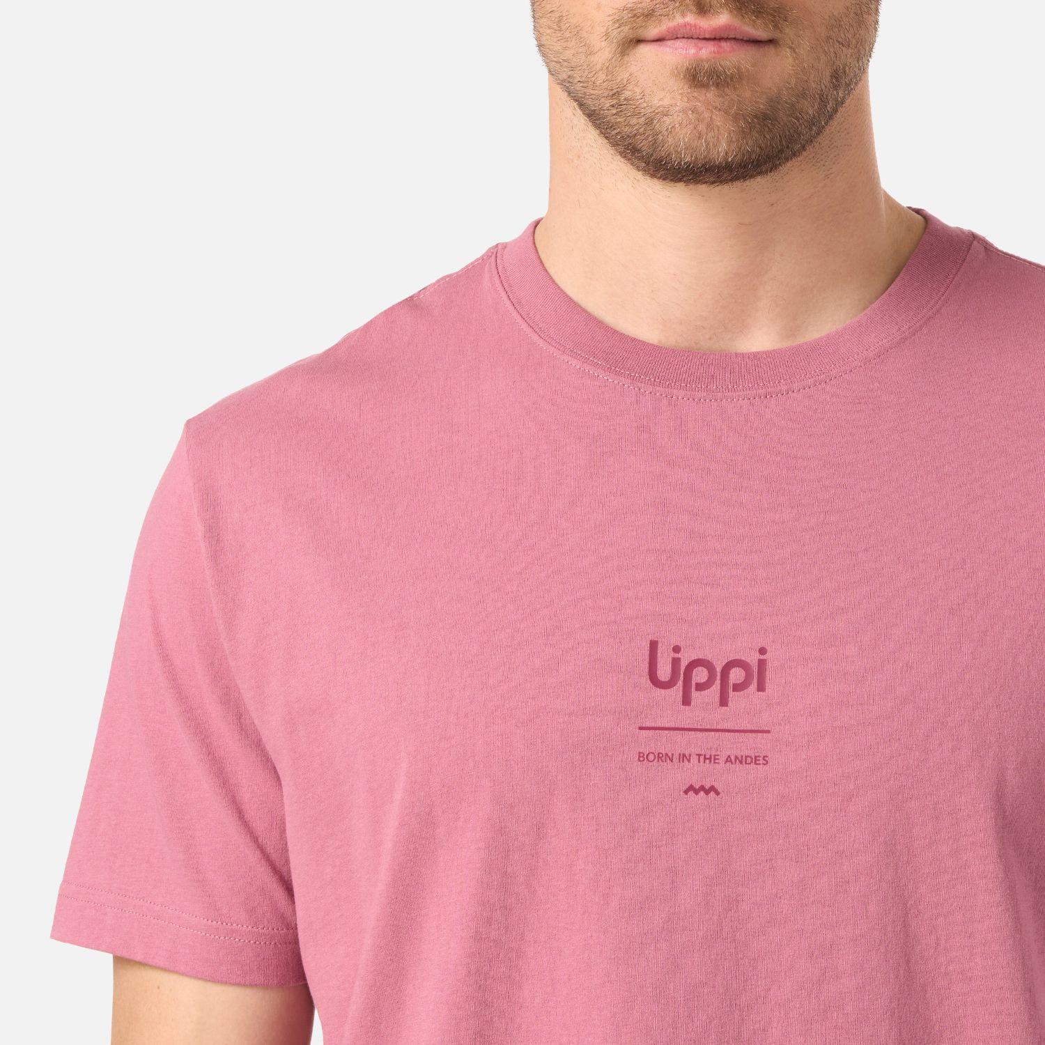 Polera Hombre Adventure Page T-Shirt Rosa Oscuro Lippi V26-3