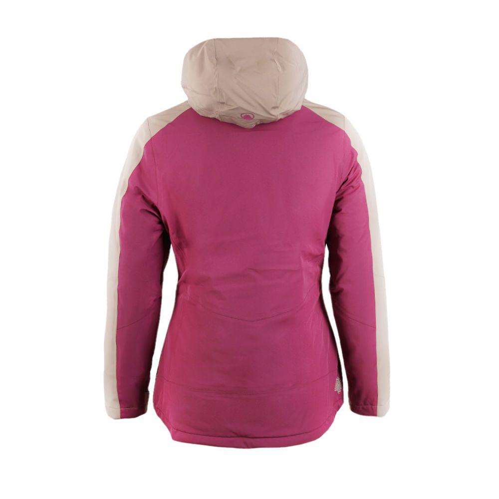 Chaqueta Mujer Andes B-Dry Hoody Jacket Uva / Taupe Lippi-1