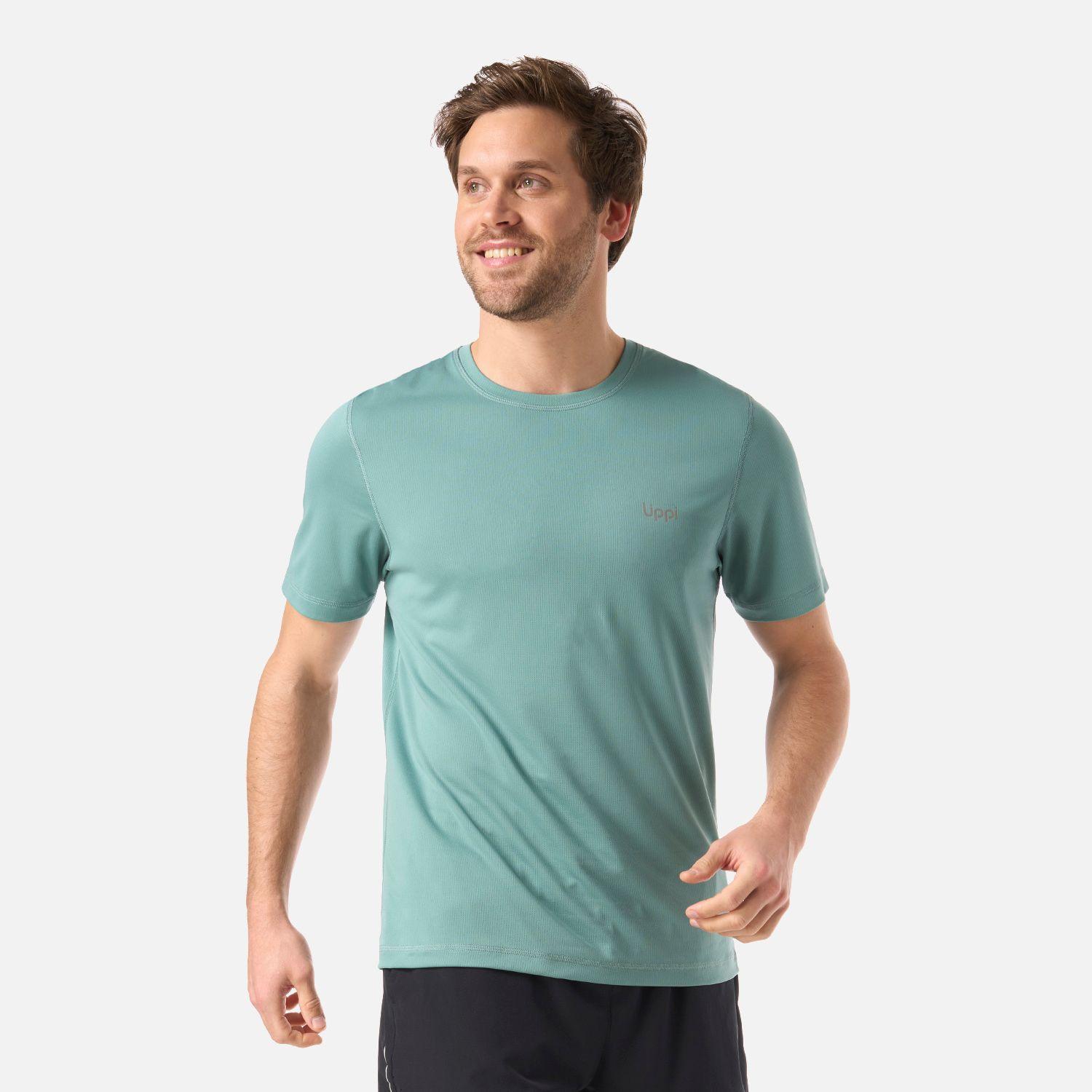 Polera Hombre Core Q-Dry T-Shirt Turquesa Lippi V26-0