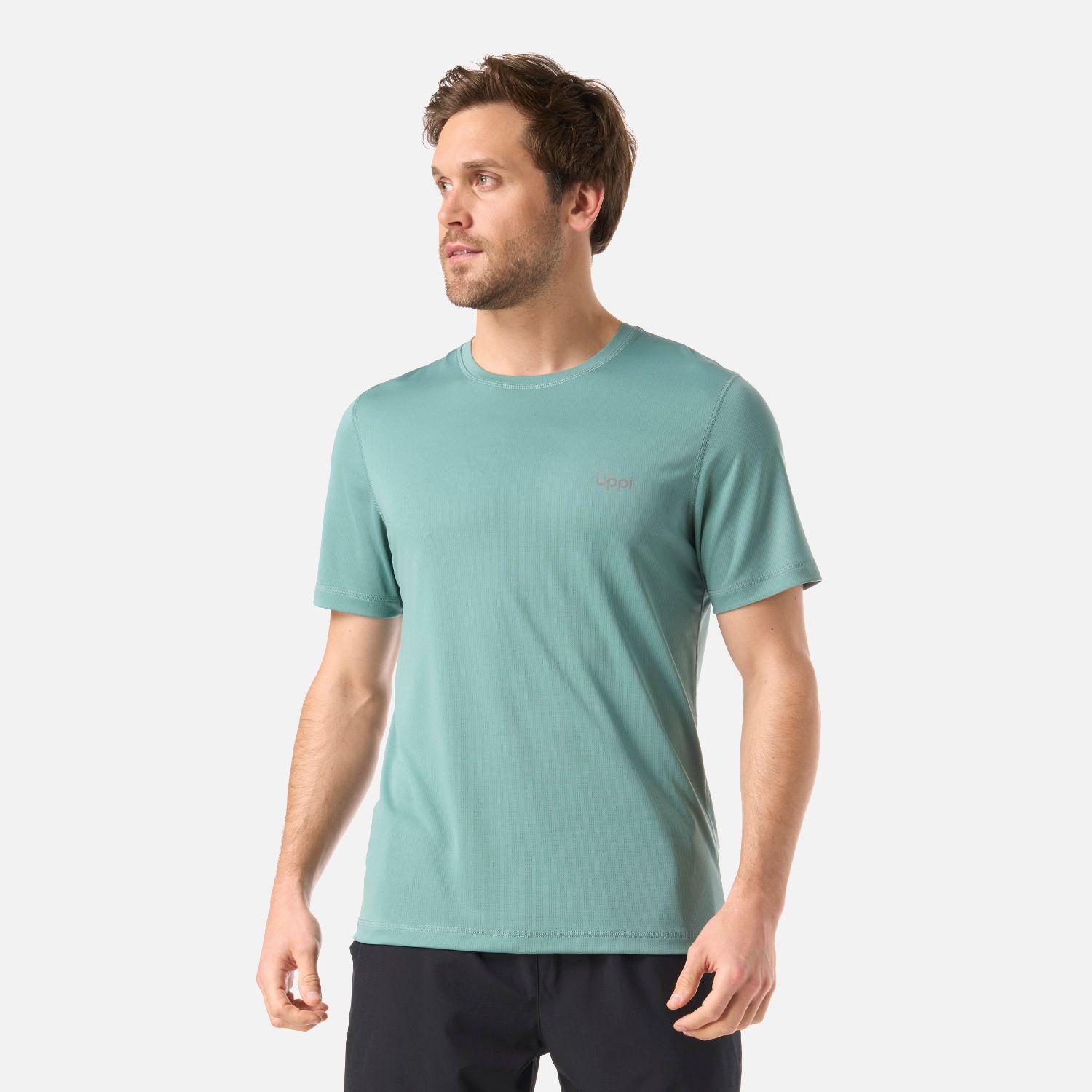 Polera Hombre Core Q-Dry T-Shirt Turquesa Lippi V26-1