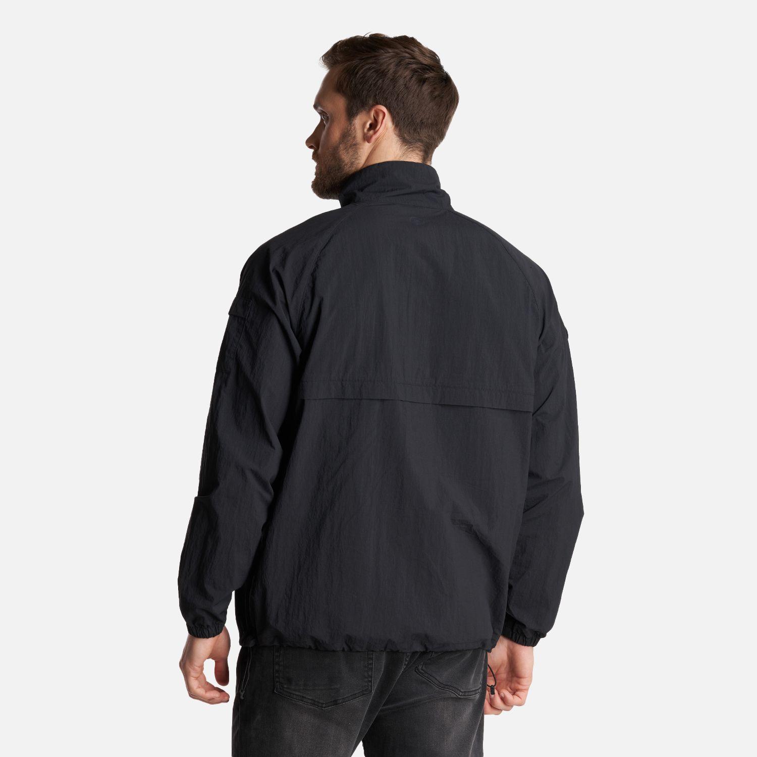 Chaqueta Hombre WindCity WindBreaker 1/4 Zip Jacket Negro Lippi-3