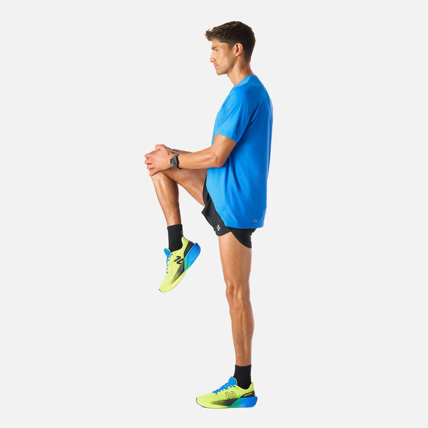 Polera manga corta running hombre Built To Move-2