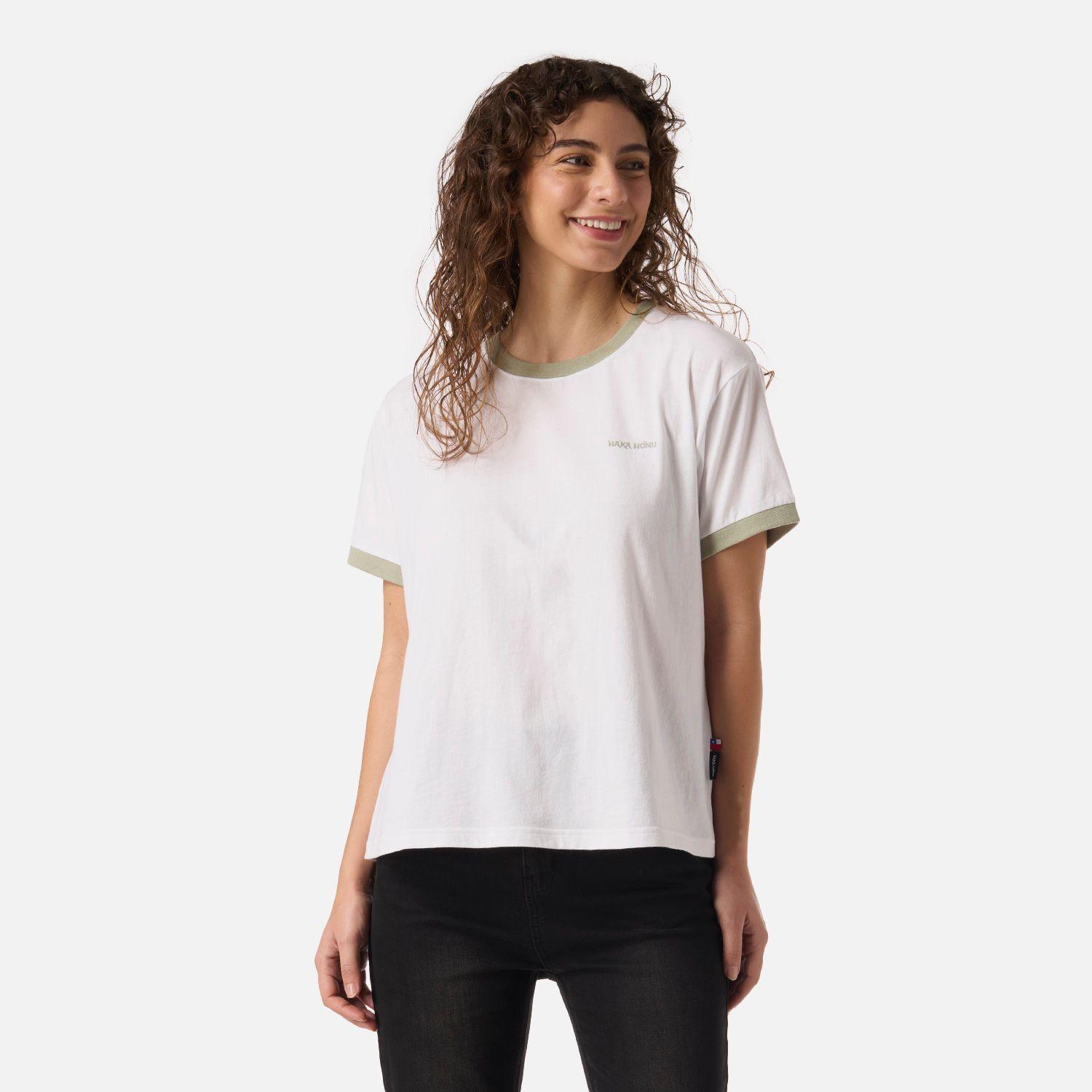 Polera Mujer Cosas Extranas Blanco Haka Honu V26-0