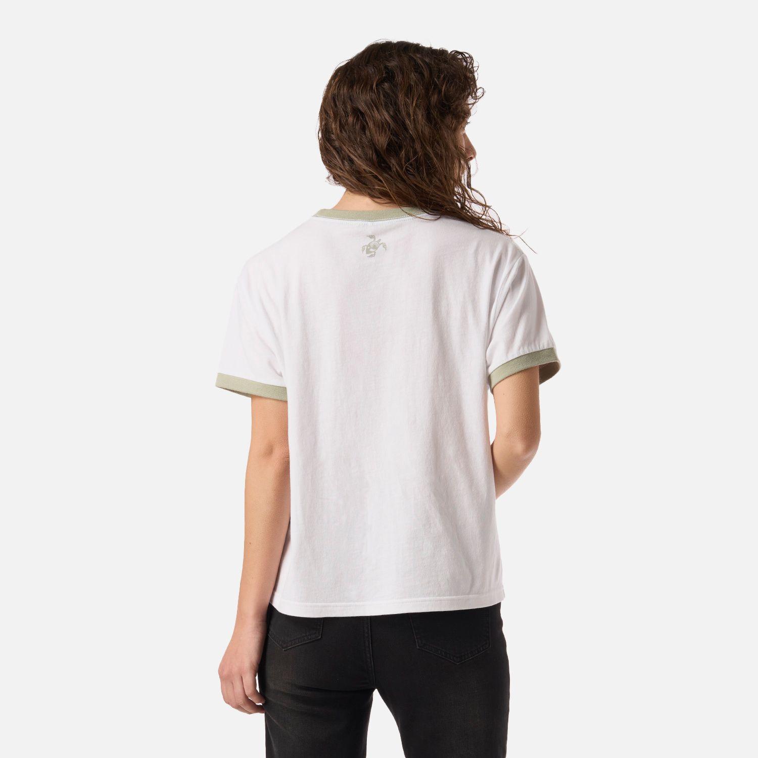 Polera Mujer Cosas Extranas Blanco Haka Honu V26-2
