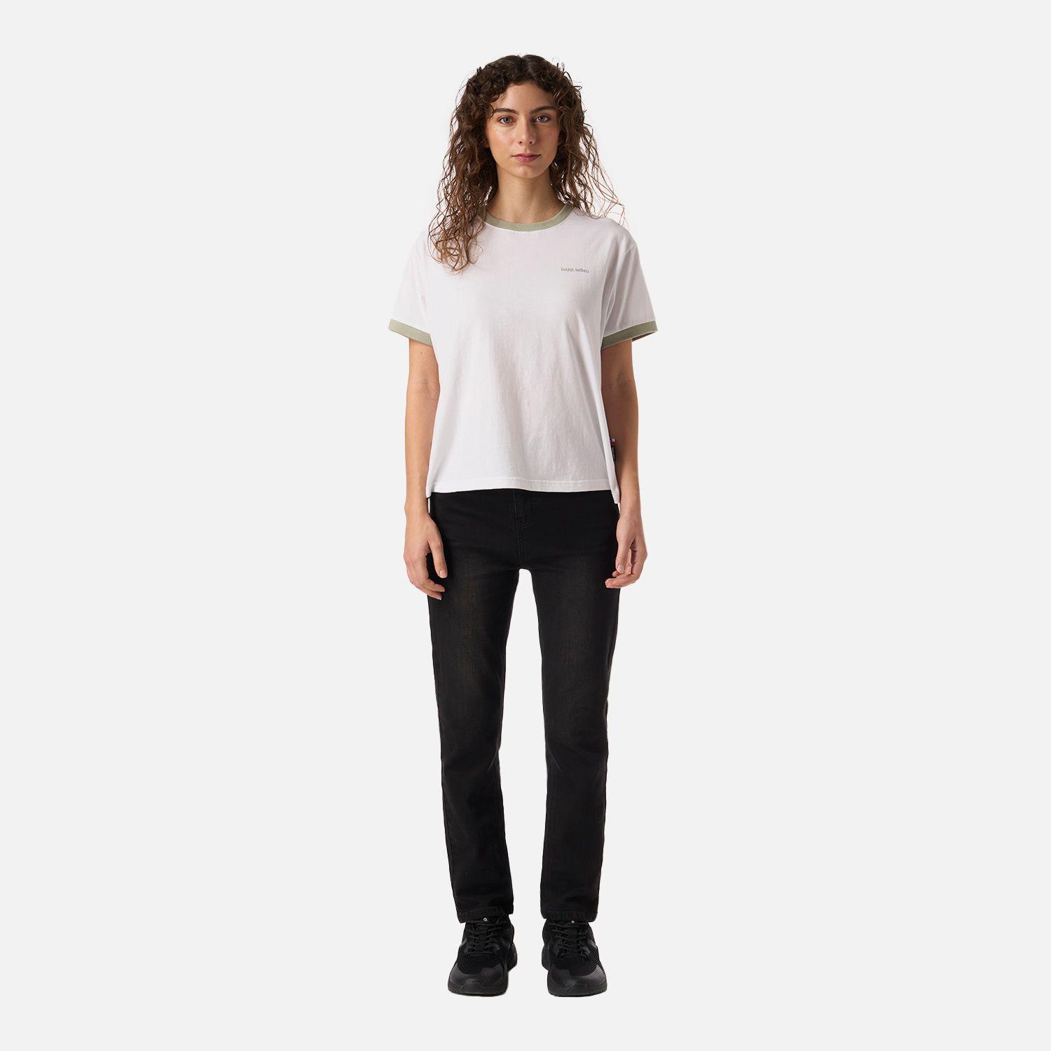 Polera Mujer Cosas Extranas Blanco Haka Honu V26-4