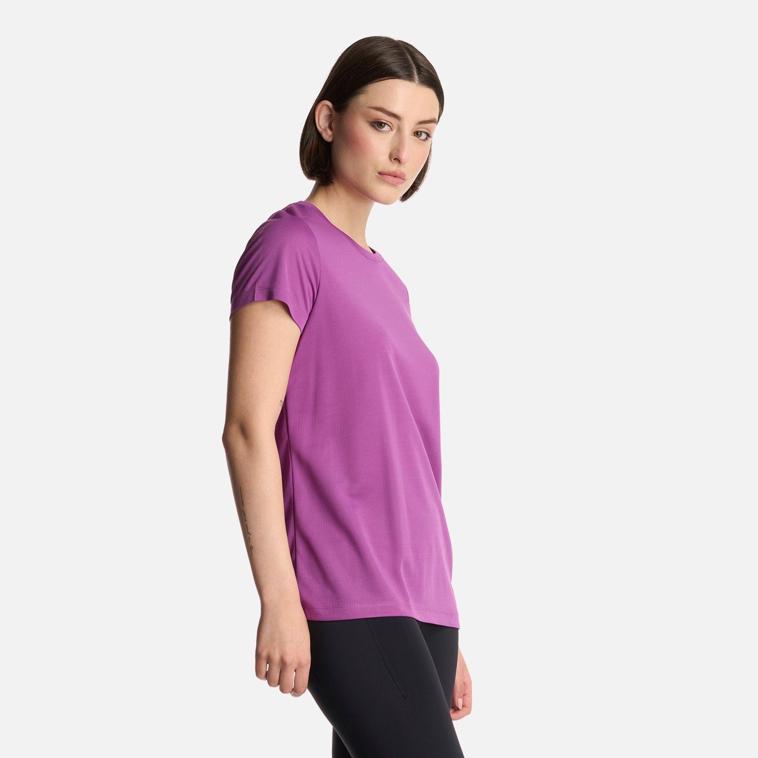 Polera Mujer Core Q-Dry T-Shirt Morado Lippi-1