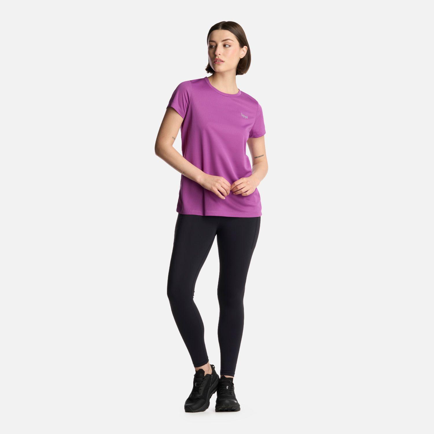Polera Mujer Core Q-Dry T-Shirt Morado Lippi-4