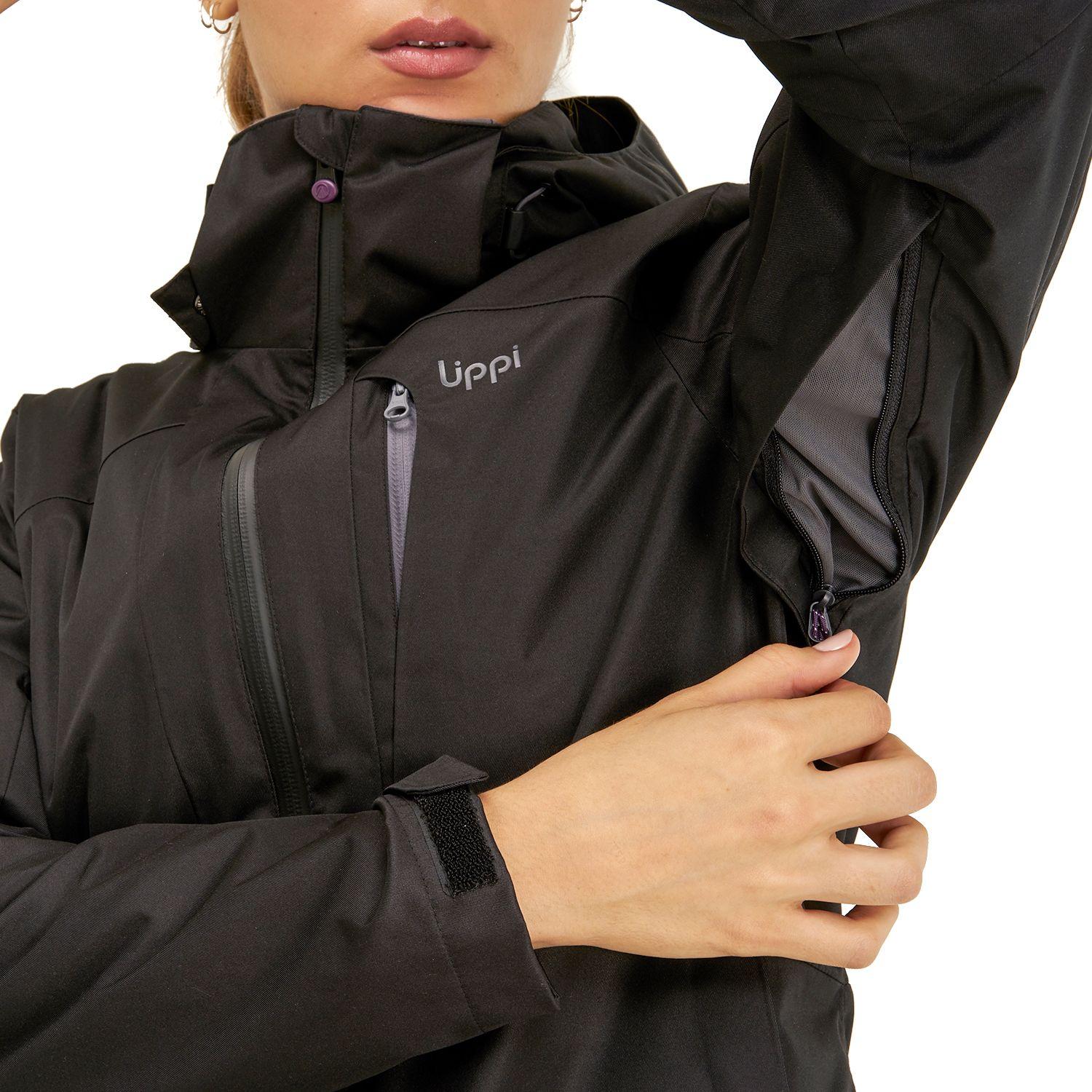 Chaqueta Mujer Tres Cruces Fusion-3 Hoody Jacket Negro Negro Lippi I20-5