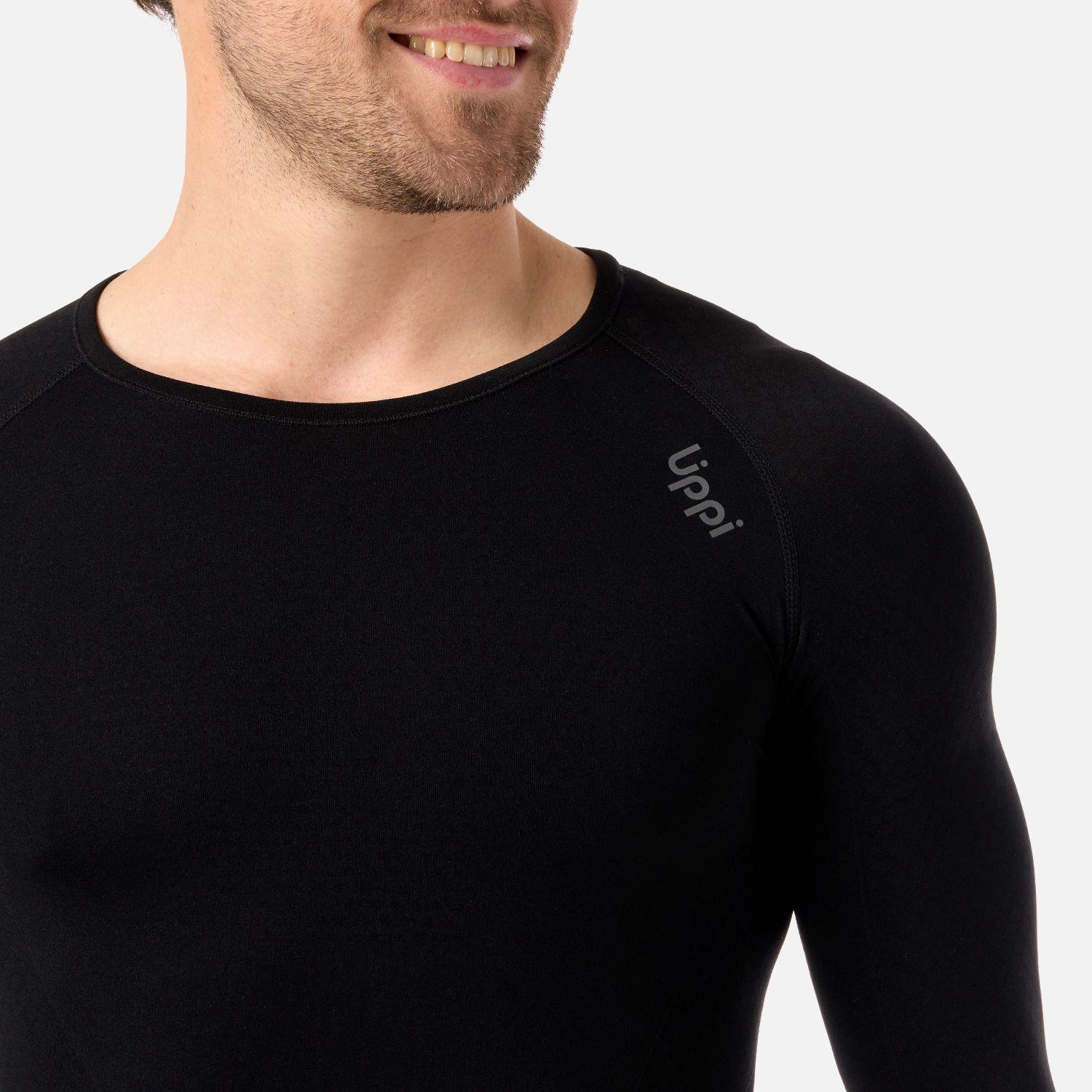 Primera Capa Hombre Skintec Active Q-Dry Top Negro Lippi I26-4