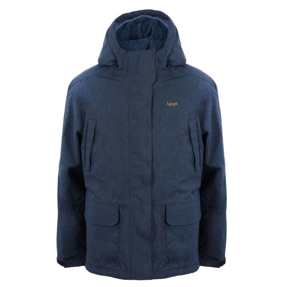 Chaqueta Niño Mini Andes B-Dry Jacket Melange Azul Marino Lippi-0