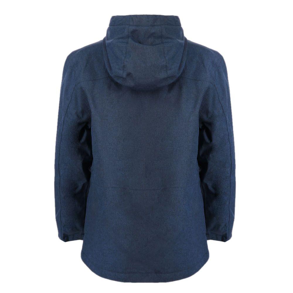 Chaqueta Niño Mini Andes B-Dry Jacket Melange Azul Marino Lippi-1