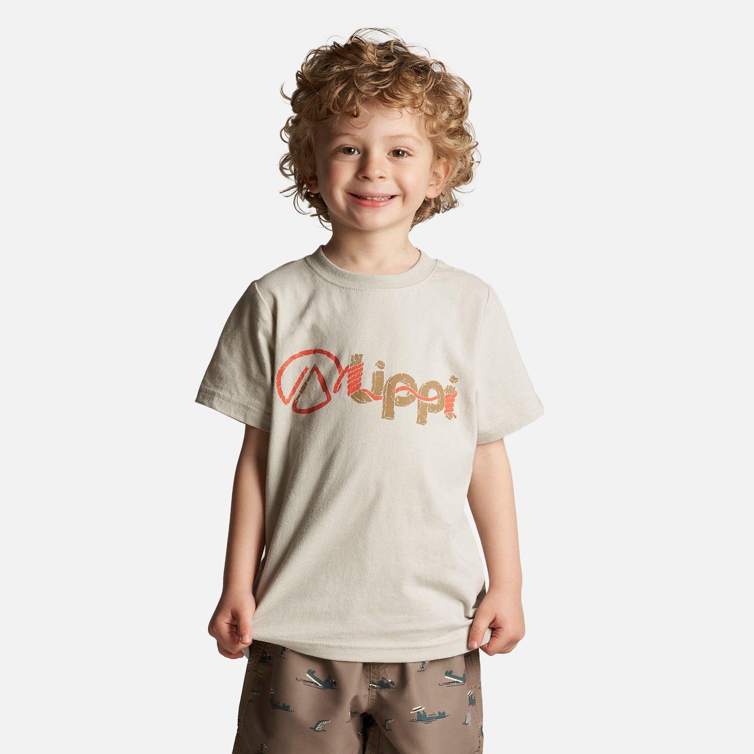 Polera Niño Logo Lippi T-Shirt Gris Calido Lippi-1