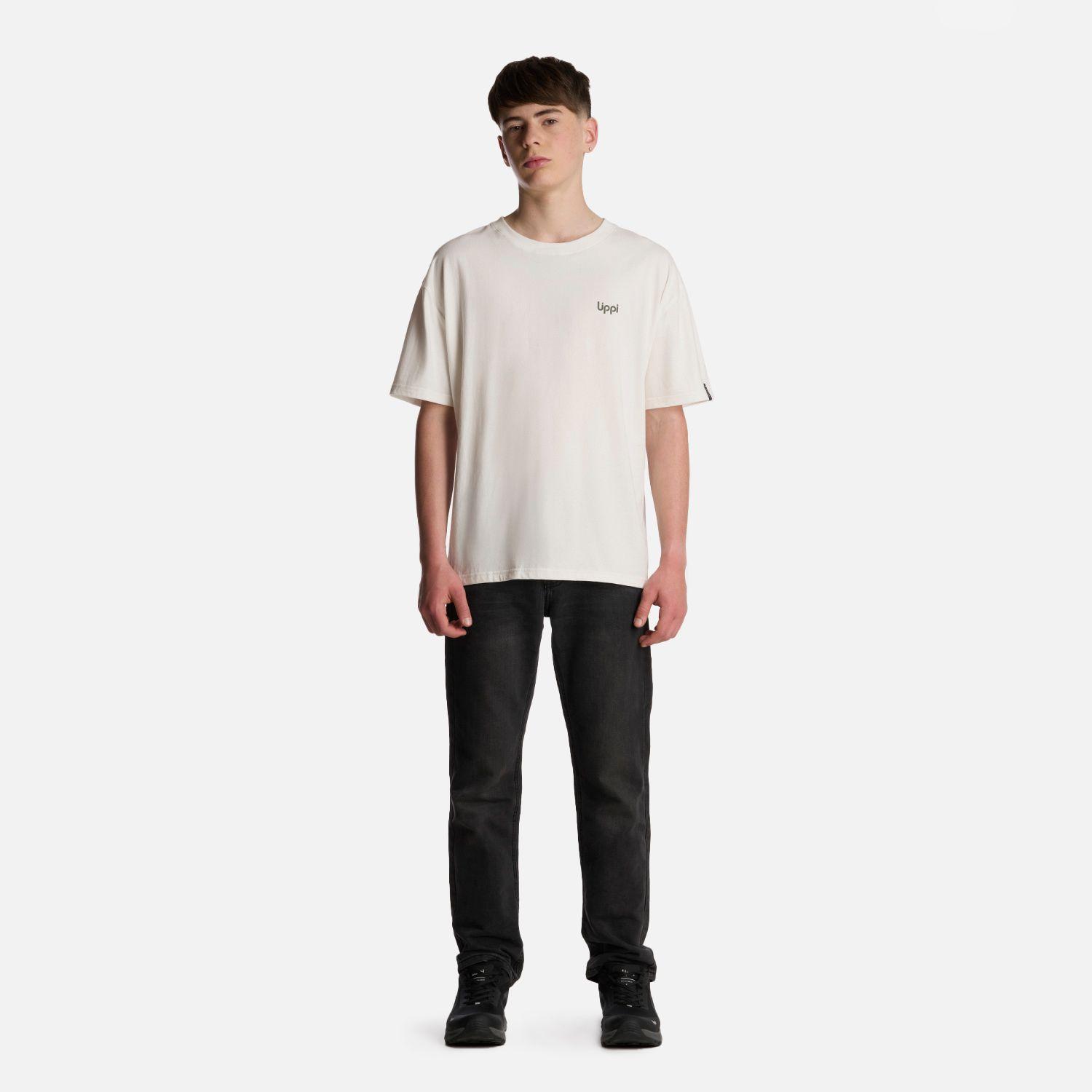 Polera Teen Boy Urban Trip Oversize T-Shirt Blanco Lippi-4