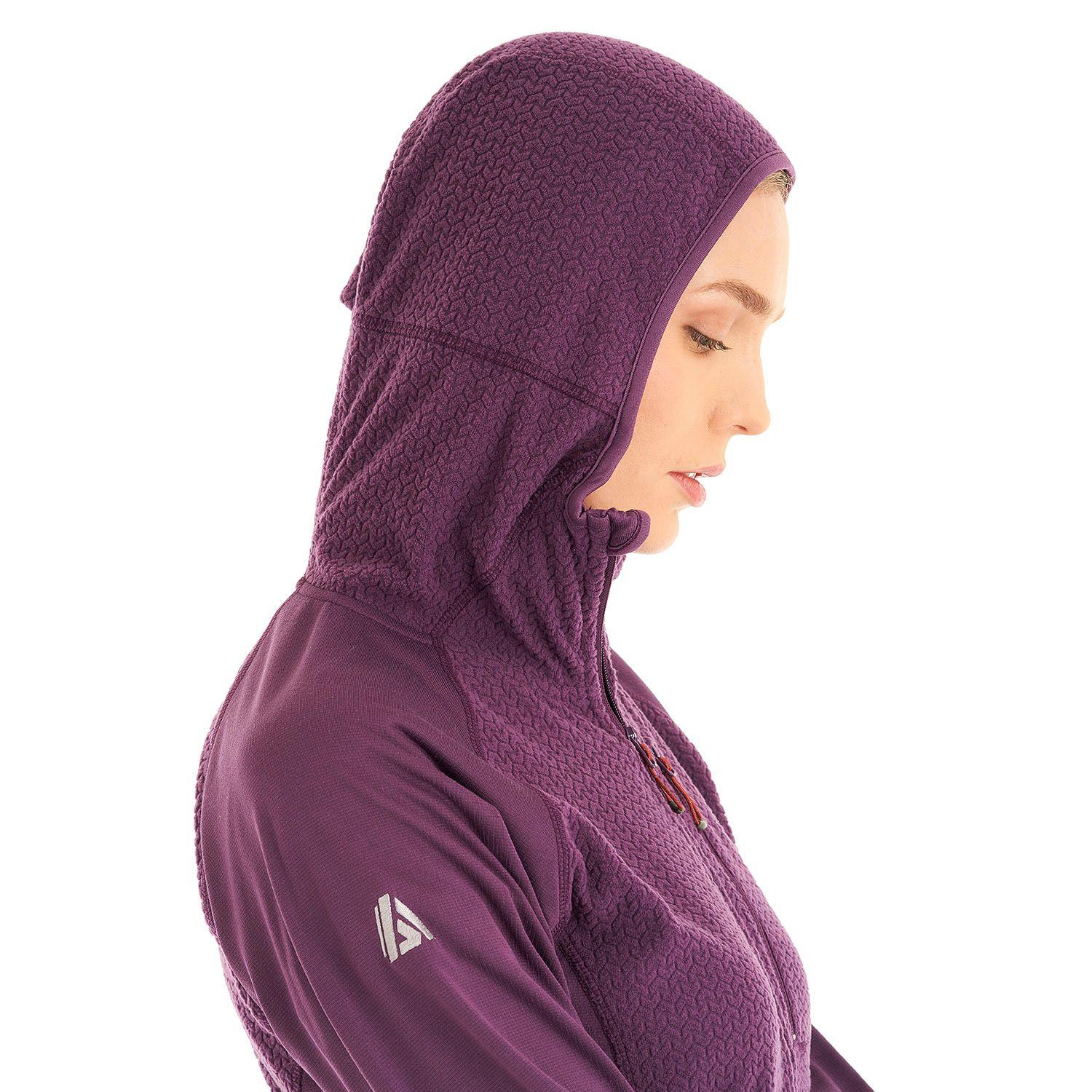 Poleron Mujer Jacaranda Mountain Nano-F 14 Zip Hoody Purpura Lippi-6