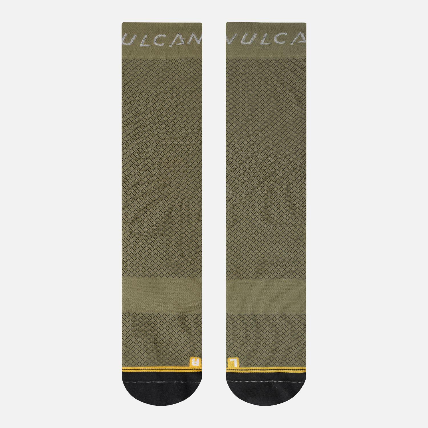 Calcetin Unisex Vulcano Bike Socks Oliva Lippi-1