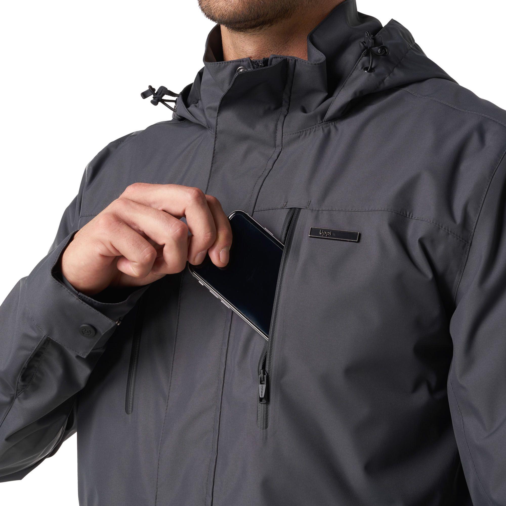 Chaqueta Hombre Element B-Dry Hoody Jacket Negro Lippi I19-5