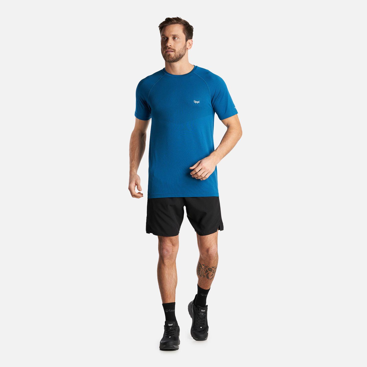 Polera Hombre Essential Sport T-Shirt Azul Lippi V24-6
