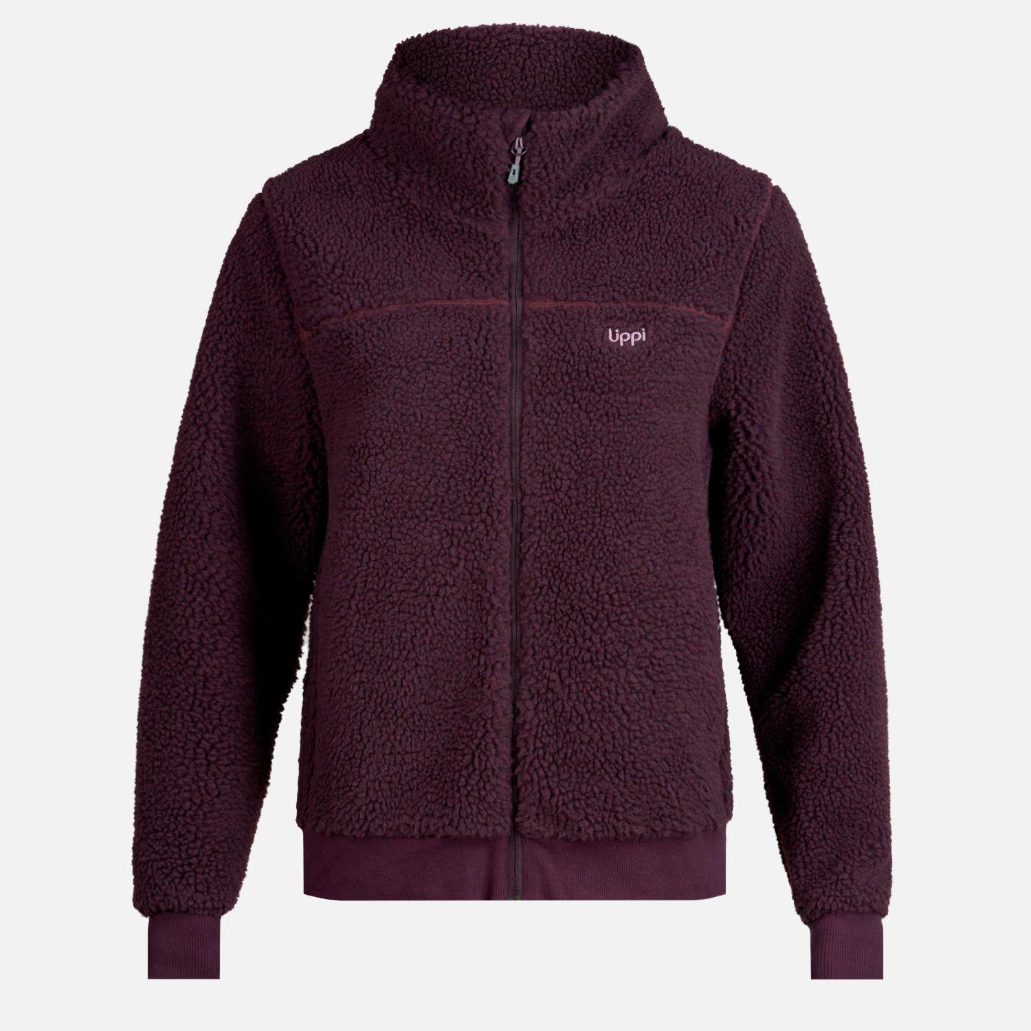 Chaqueta Mujer Comfy Sherpa-Pro Hoody Jacket Burdeo Lippi-0