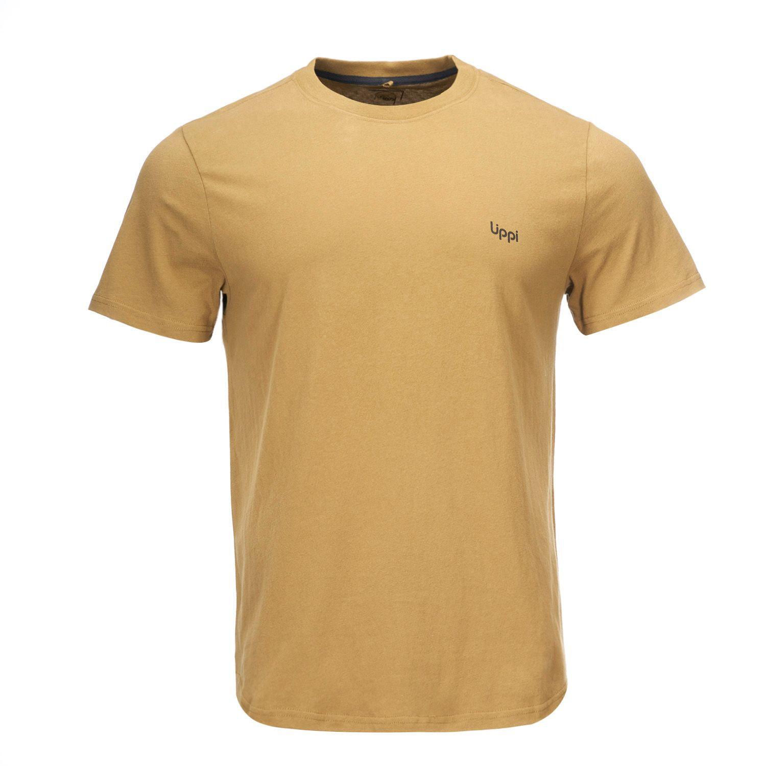 Polera Hombre Ulmo Cotton UV-Stop T-Shirt Cafe Pardo Lippi-0