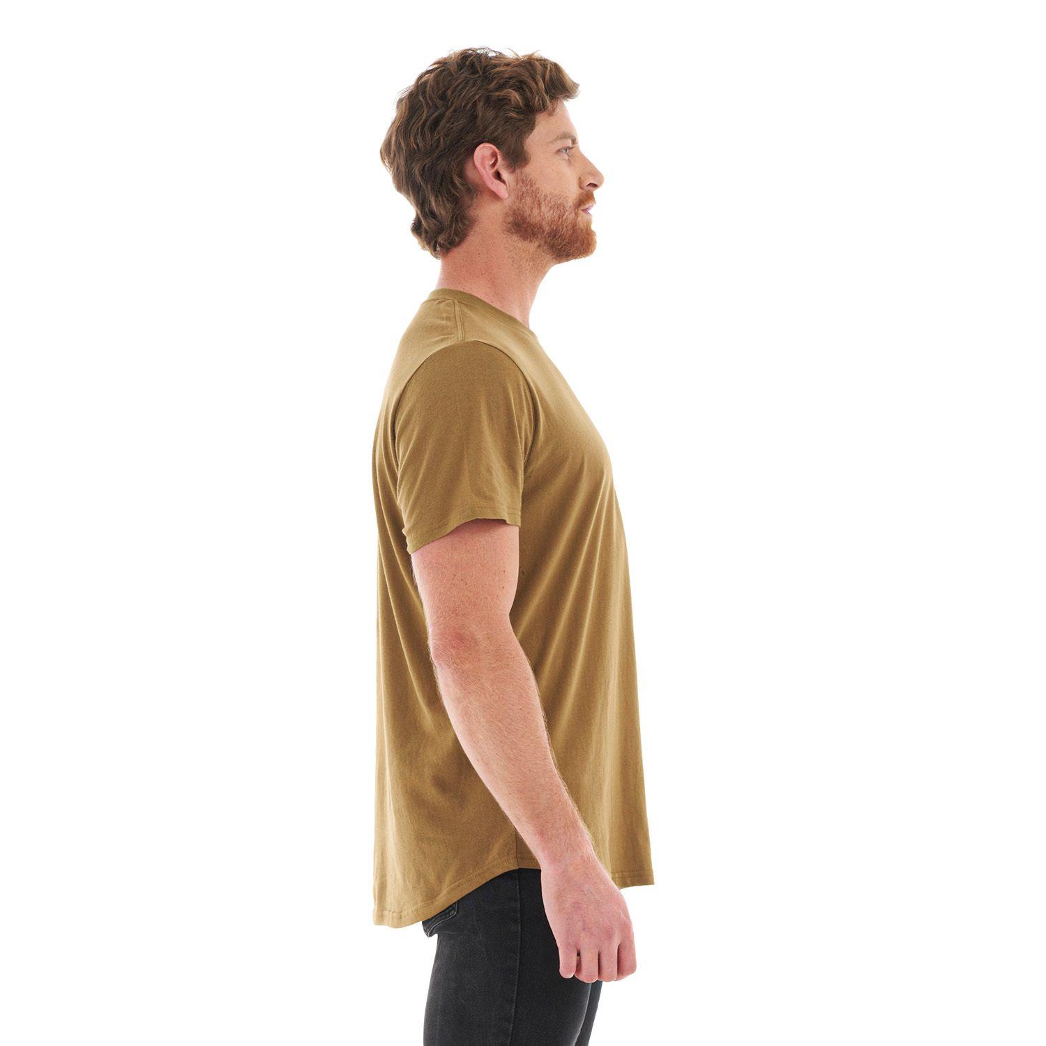Polera Hombre Ulmo Cotton UV-Stop T-Shirt Cafe Pardo Lippi-3