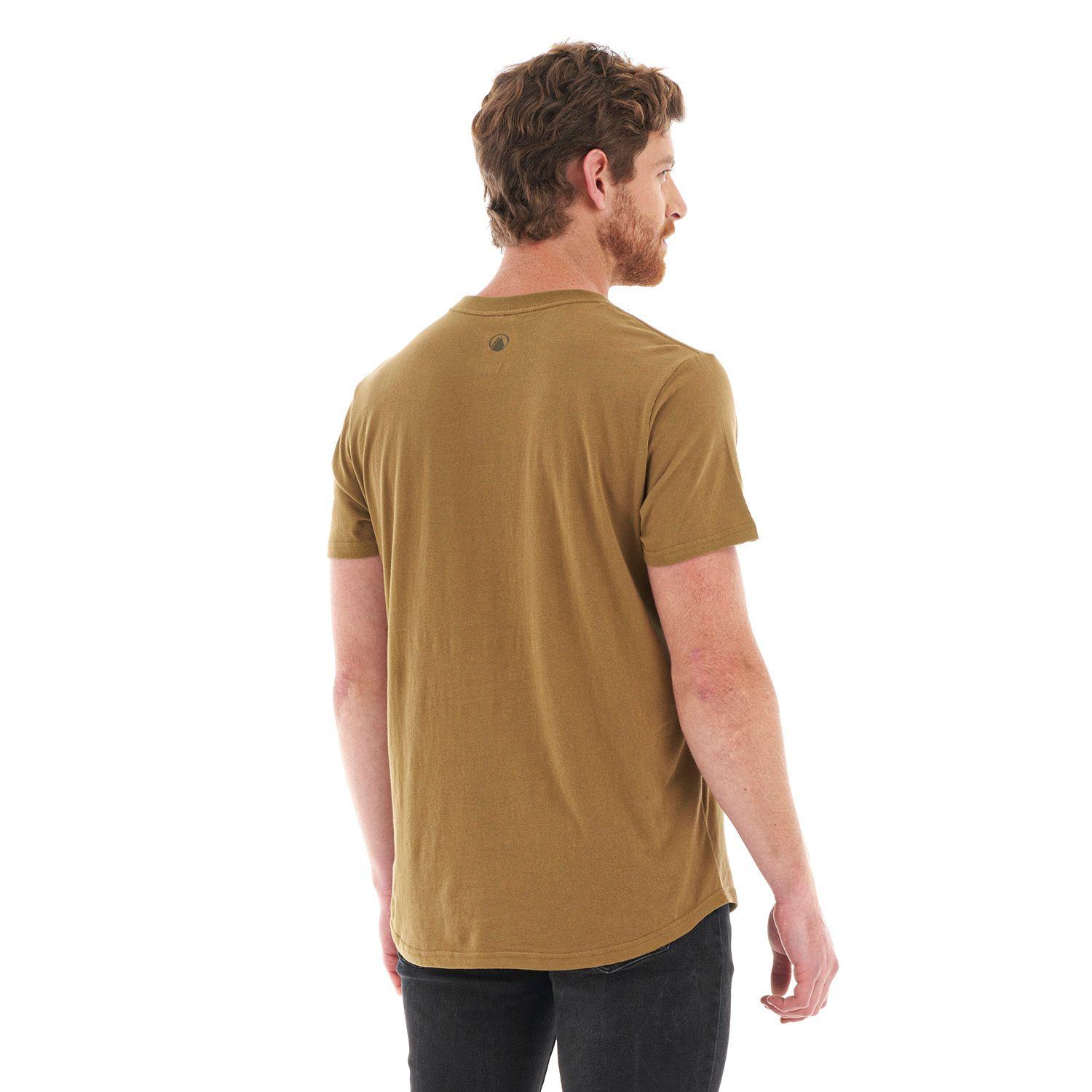 Polera Hombre Ulmo Cotton UV-Stop T-Shirt Cafe Pardo Lippi-4
