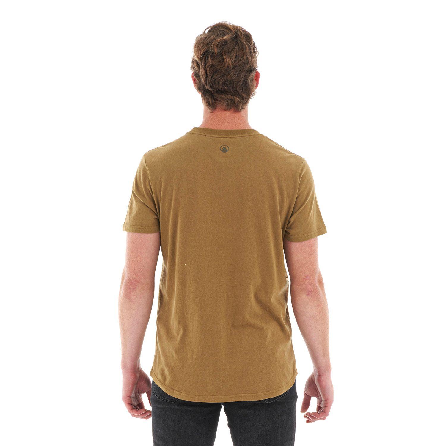 Polera Hombre Ulmo Cotton UV-Stop T-Shirt Cafe Pardo Lippi-5