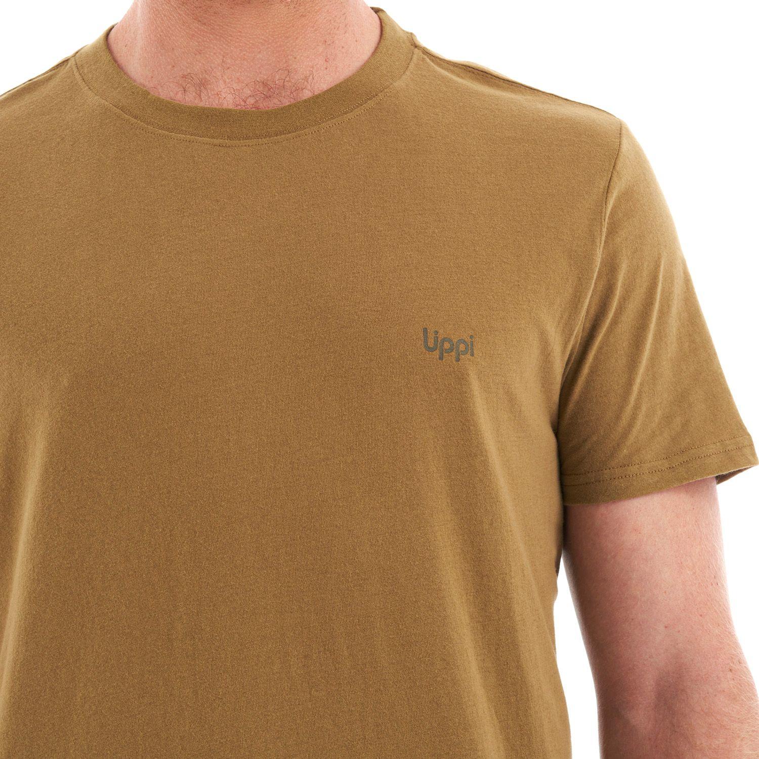 Polera Hombre Ulmo Cotton UV-Stop T-Shirt Cafe Pardo Lippi-6