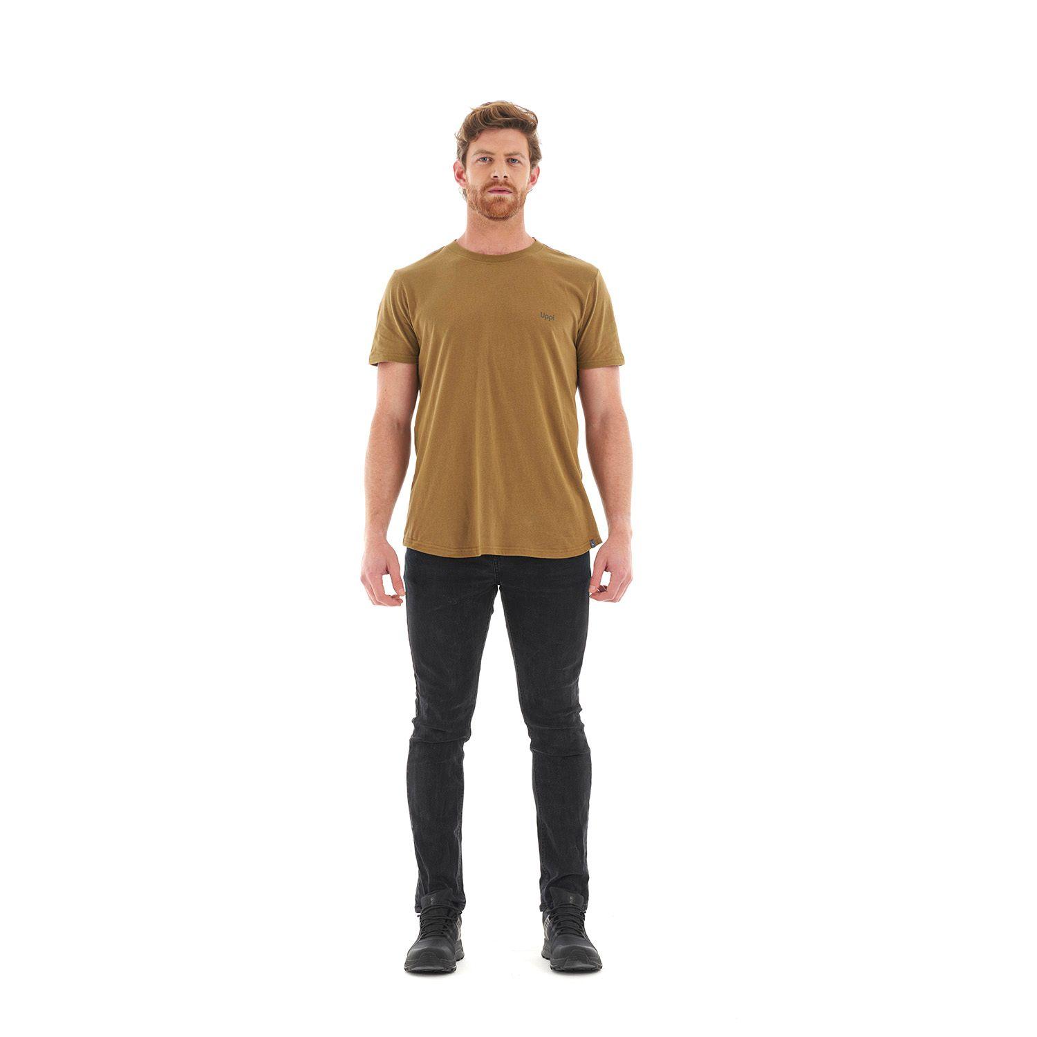 Polera Hombre Ulmo Cotton UV-Stop T-Shirt Cafe Pardo Lippi-7