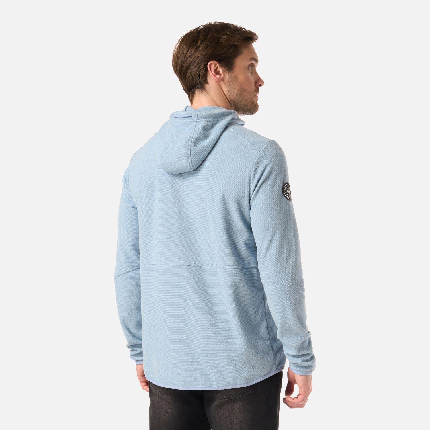 Polar Hombre Stripes Nano-F Full Zip Hoody Azul Piedra Lippi-2