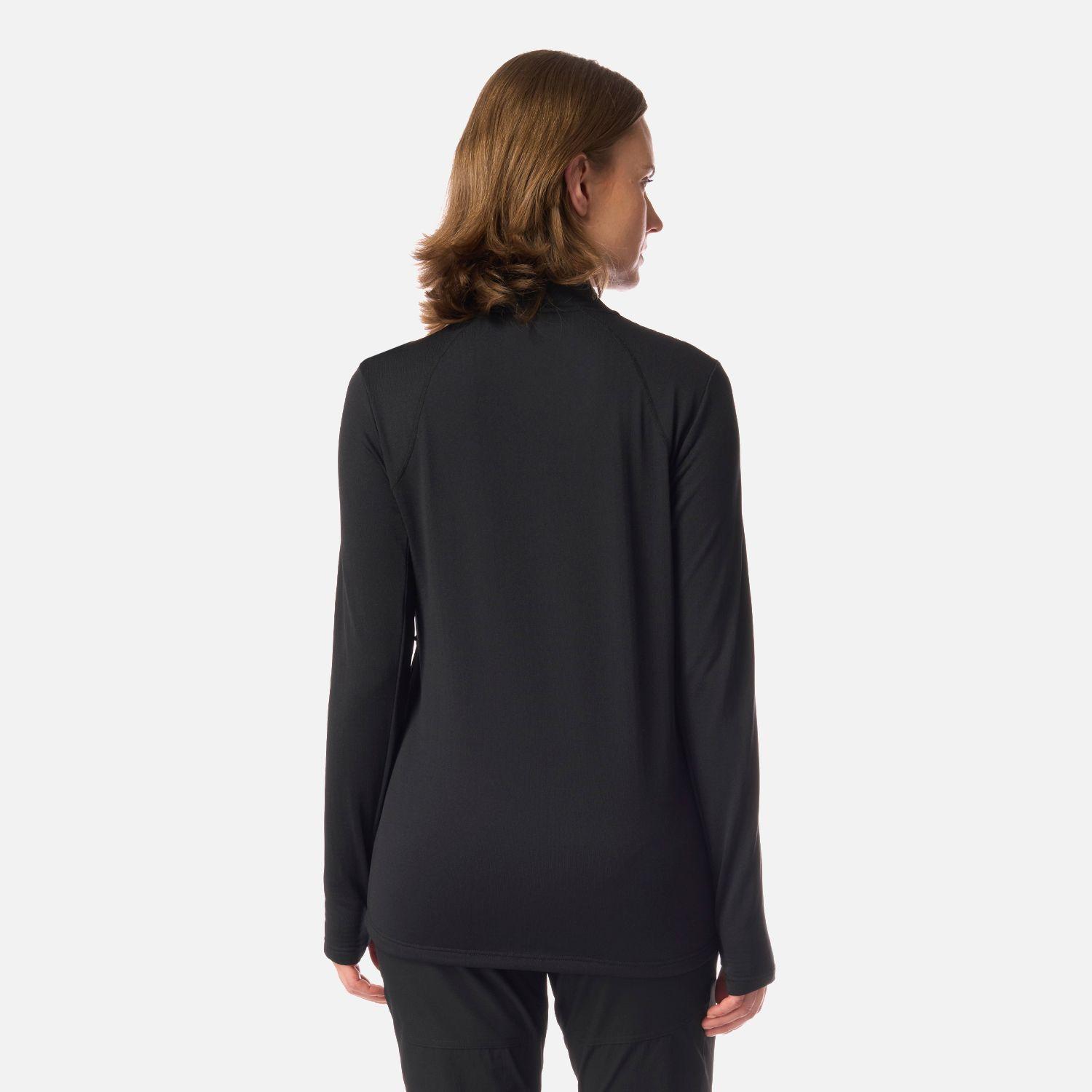 Polerón Mujer Viedma 1000 Nano-F Full Zip Negro Lippi-2