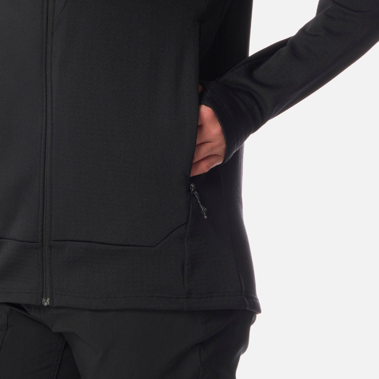 Polerón Mujer Viedma 1000 Nano-F Full Zip Negro Lippi-5