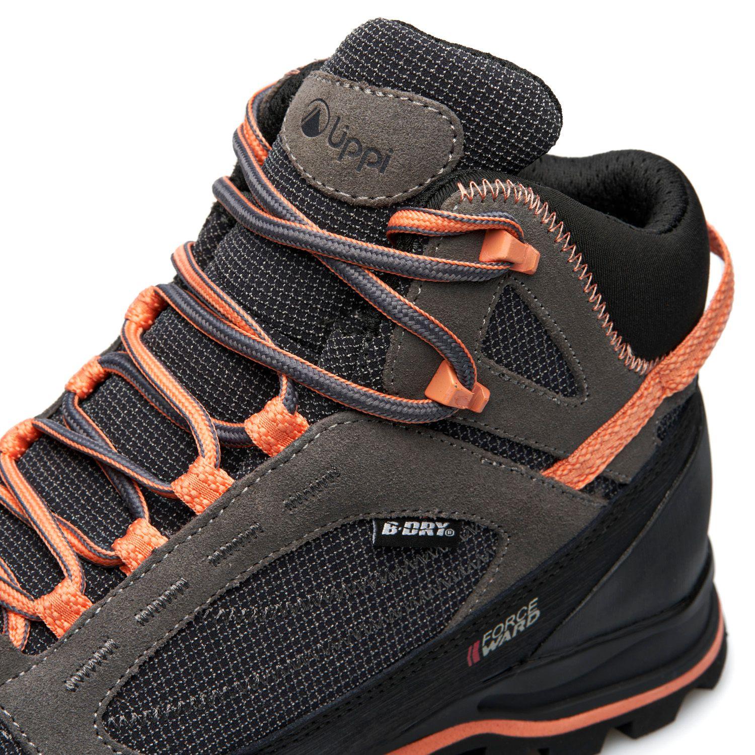 Botín Mujer Terray Mid Gris Coral Lippi-6
