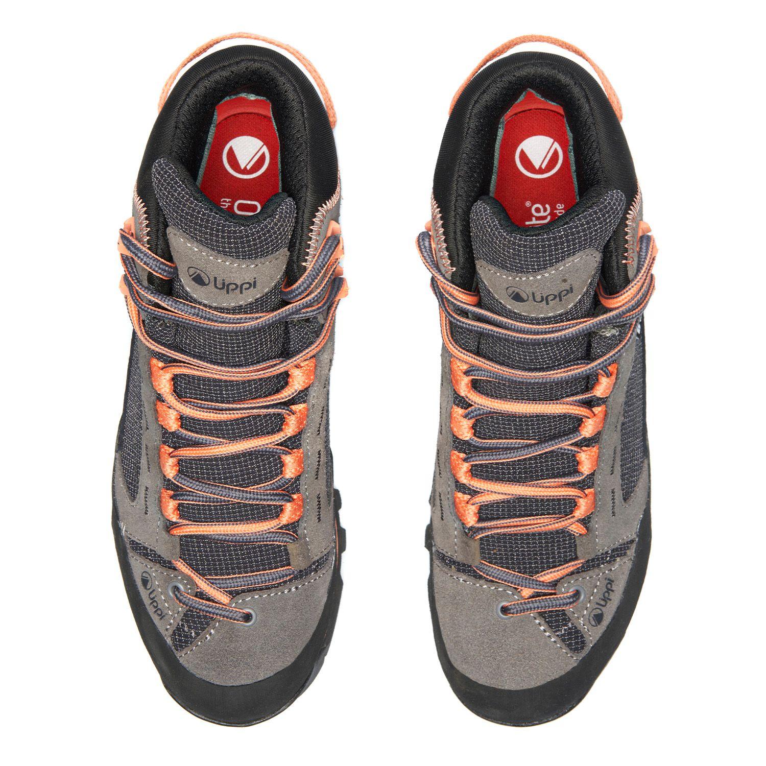 Botín Mujer Terray Mid Gris Coral Lippi-5