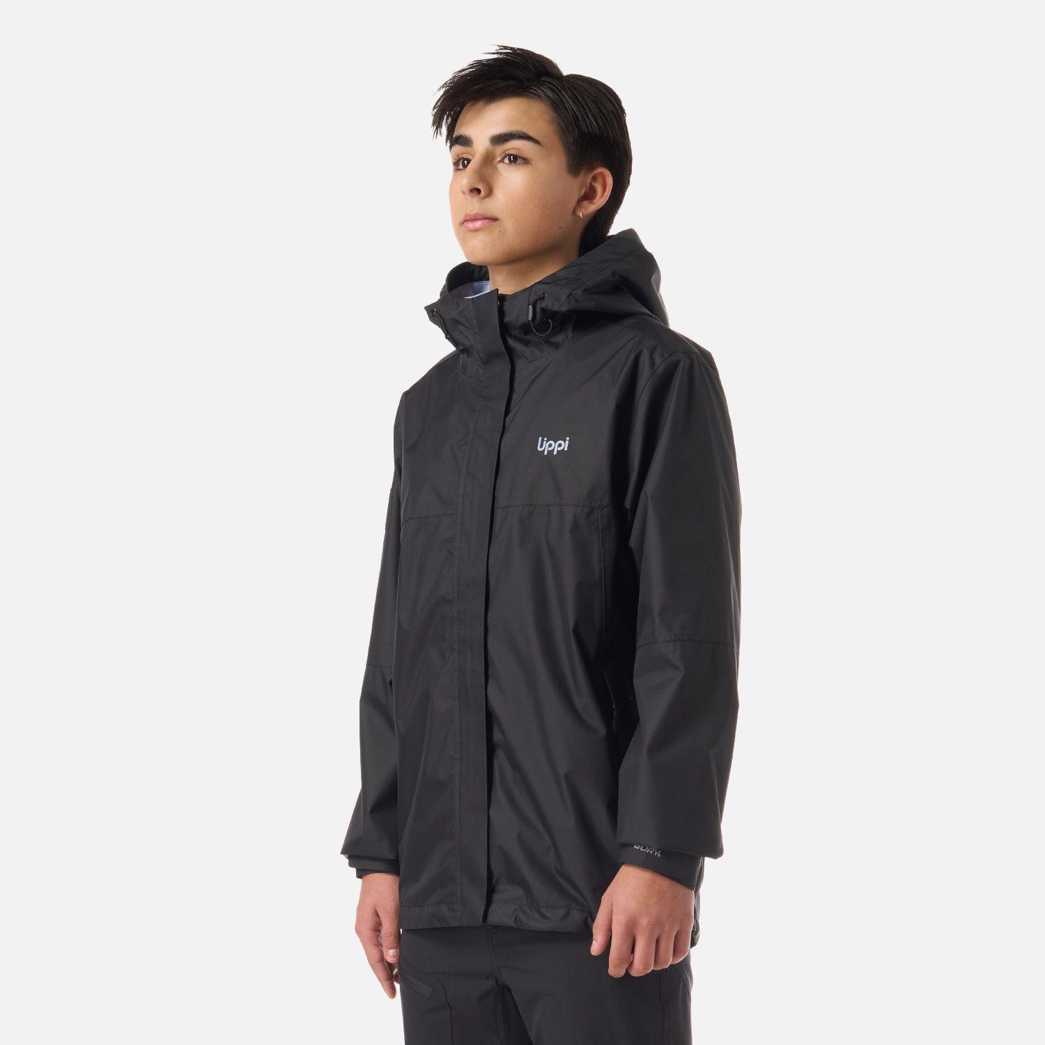 Chaqueta Teen Boy Blizzard B-Dry Hoody Jacket Negro Lippi V26-1