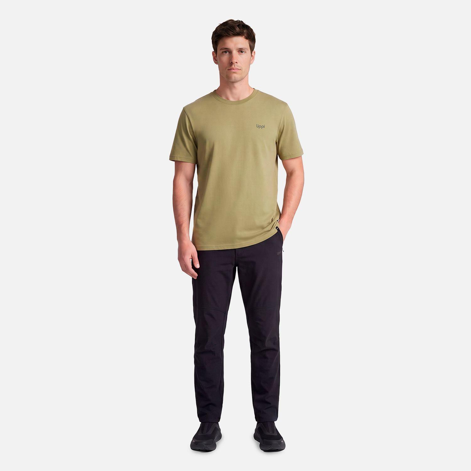 Polera Hombre Ulmo Back Print T-Shirt Verde Lippi V27-4