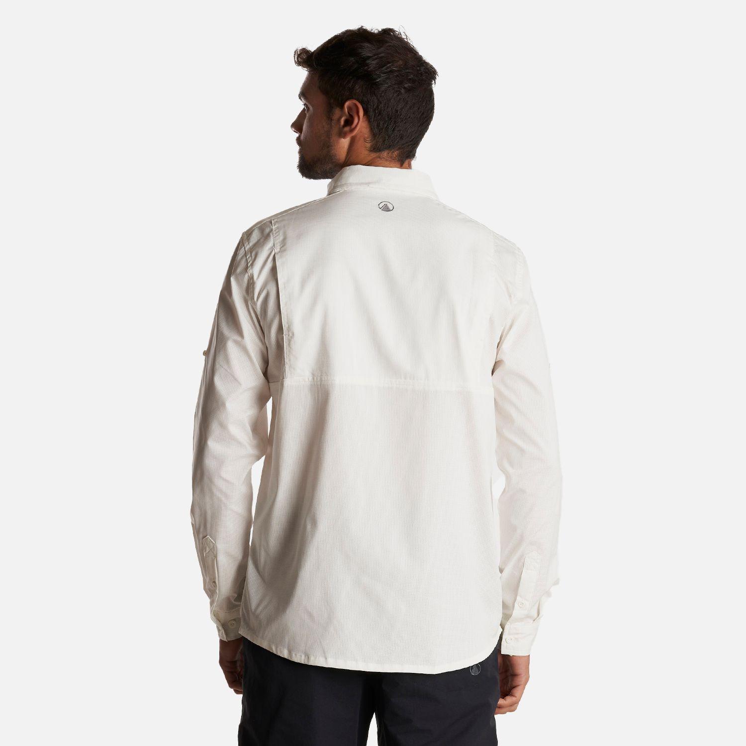 Camisa Hombre Rosselot Long Sleeve Q-Dry Shirt Blanco Lippi I23-3