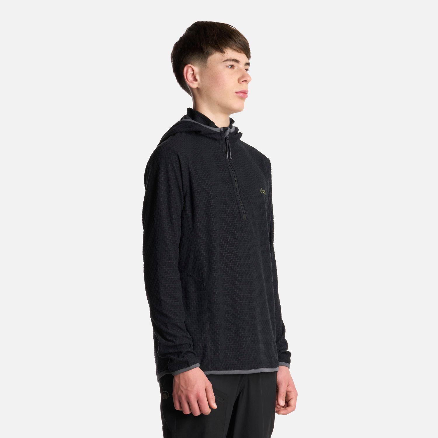 Polerón Teen Boy Mild Nano-F 14 Zip Hoody Negro Lippi V25-1