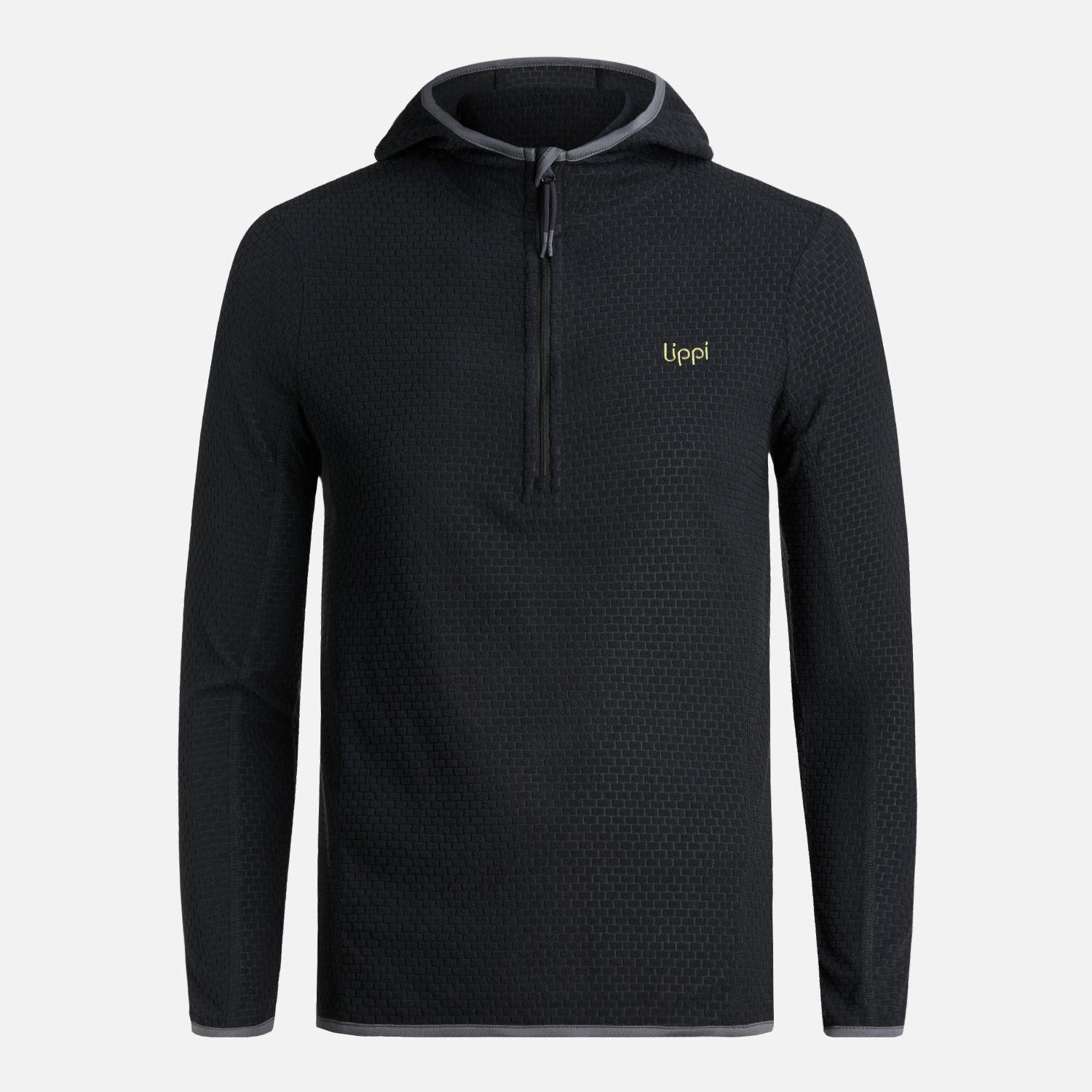 Polerón Teen Boy Mild Nano-F 14 Zip Hoody Negro Lippi V25-5