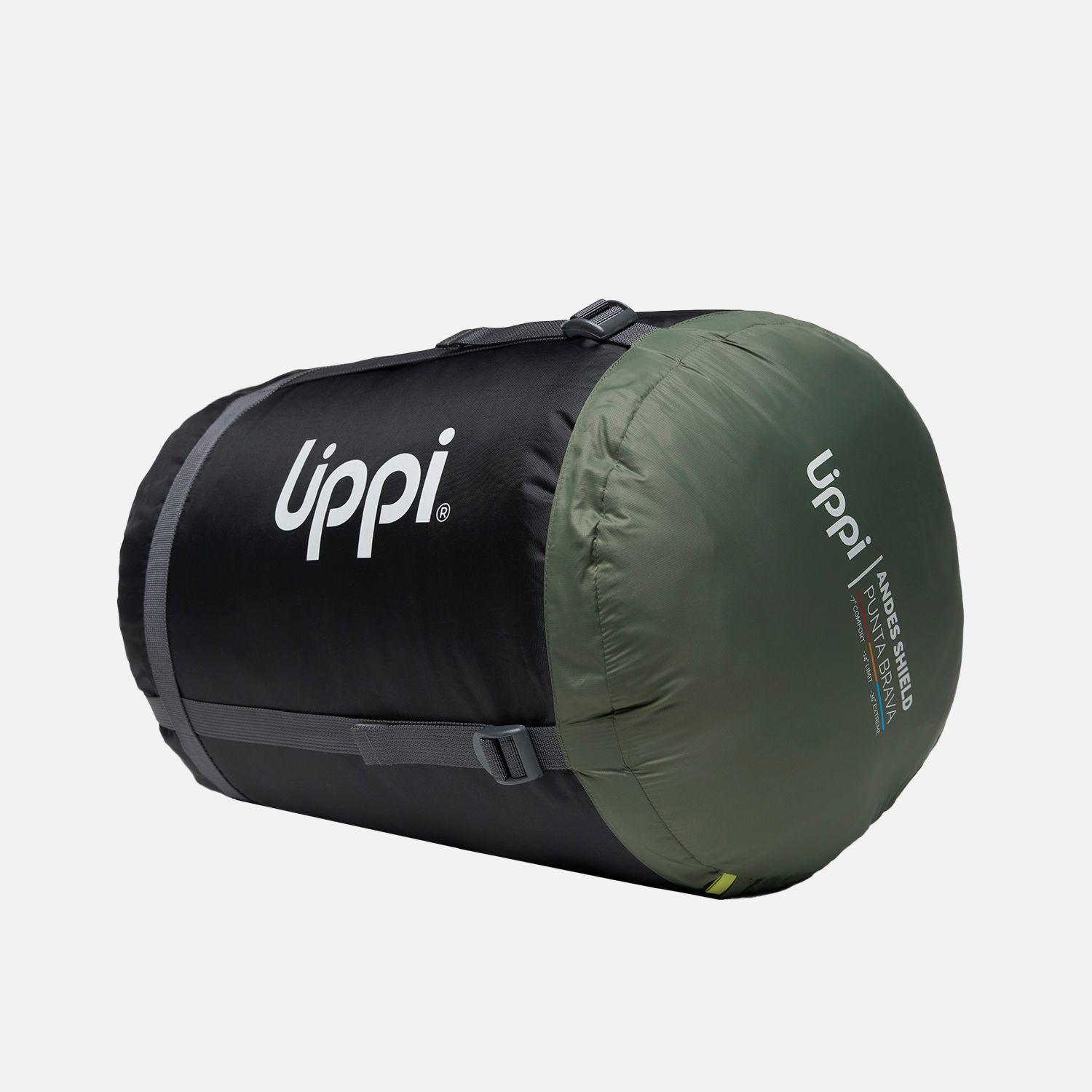 Saco de Dormir Andes Shield Punta Brava Verde Militar Lippi-2