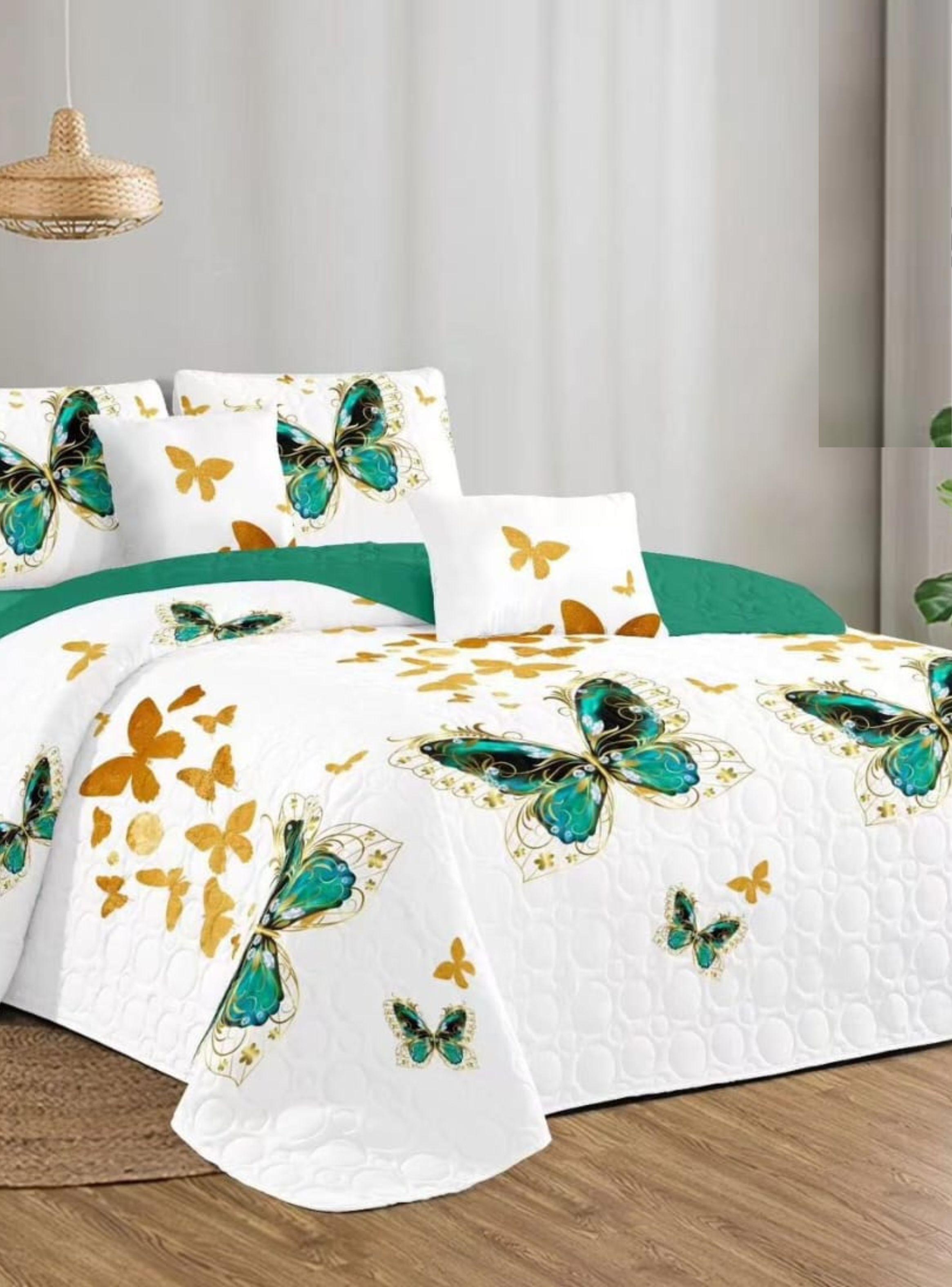 CUBRECAMA KING HERMOSOS DISEÑOS QUILT VERANO TF-0