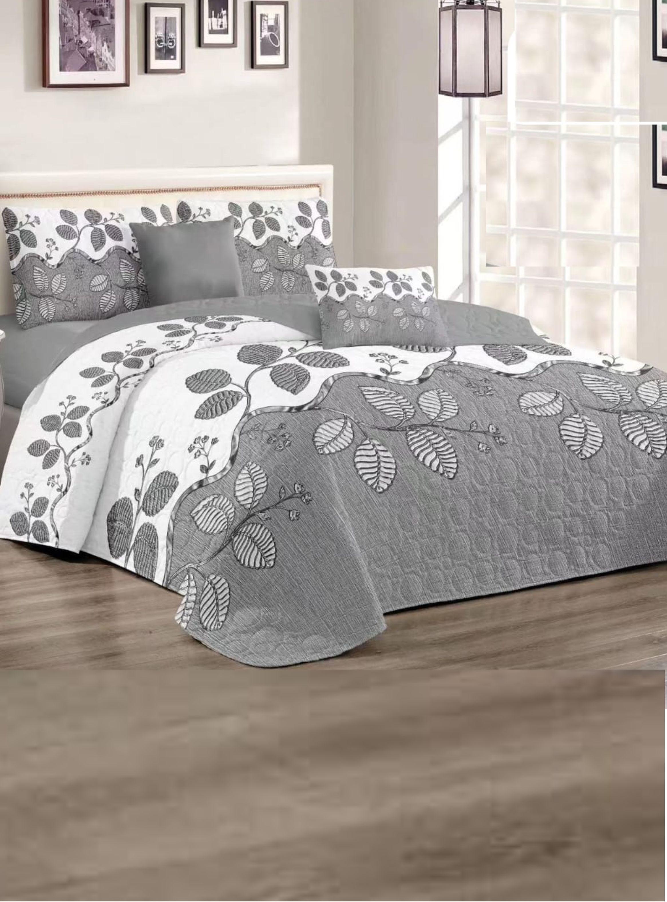 CUBRECAMA KING HERMOSOS DISEÑOS QUILT VERANO TF-0