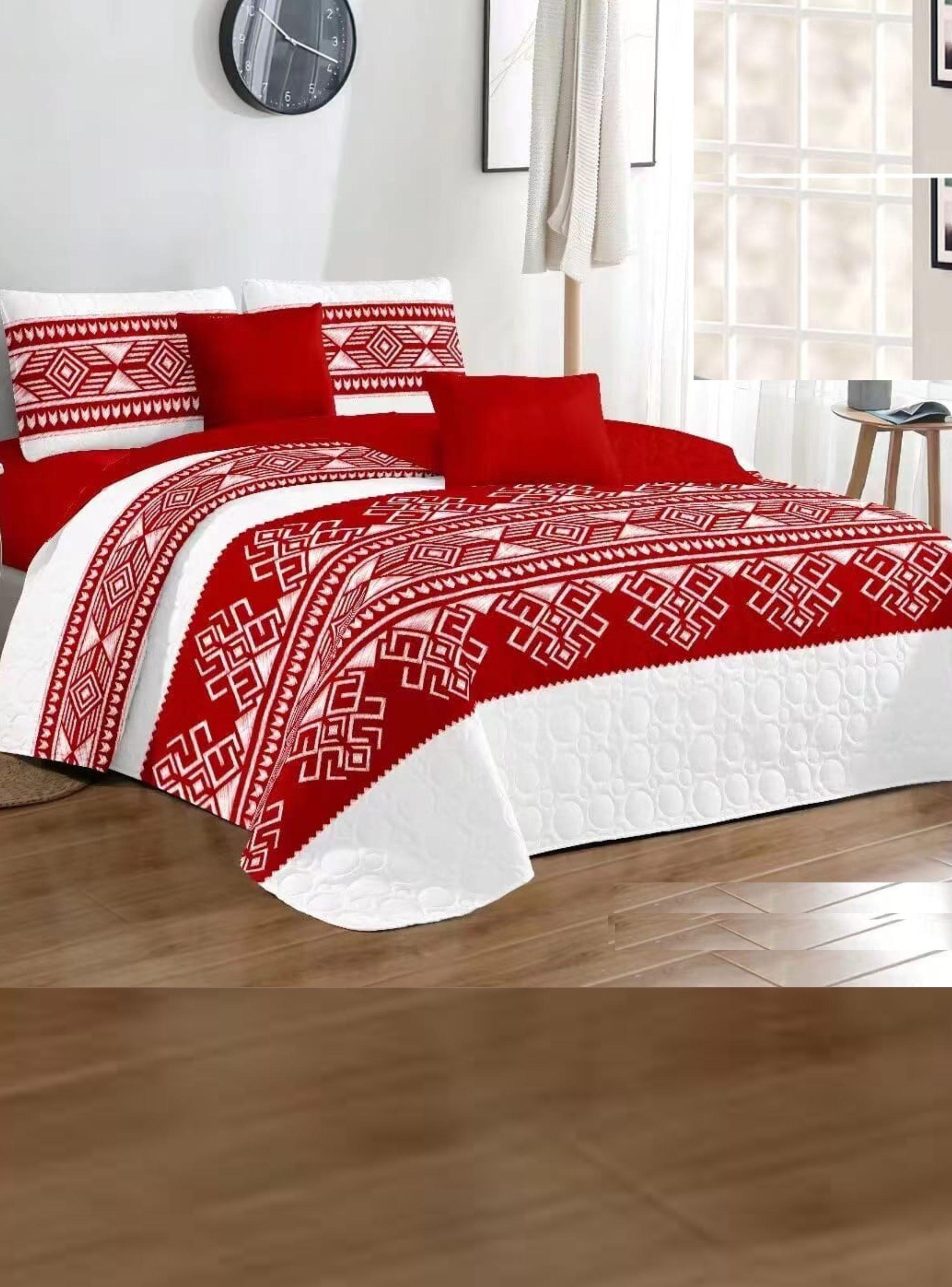 CUBRECAMA KING HERMOSOS DISEÑOS QUILT VERANO TF-0