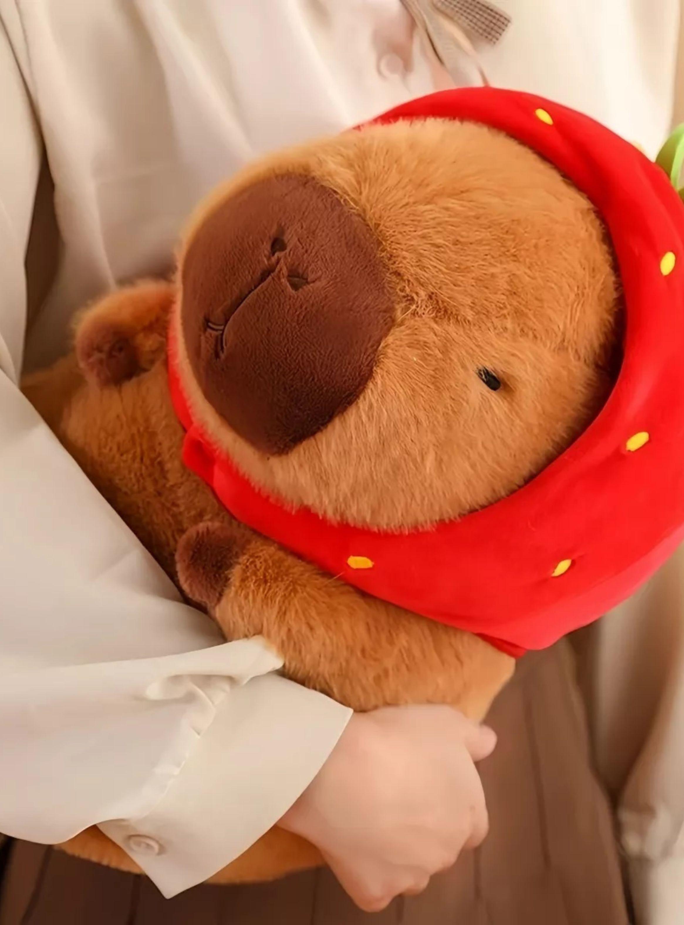 peluche capibara tierno amigable suave con 30 cm-1