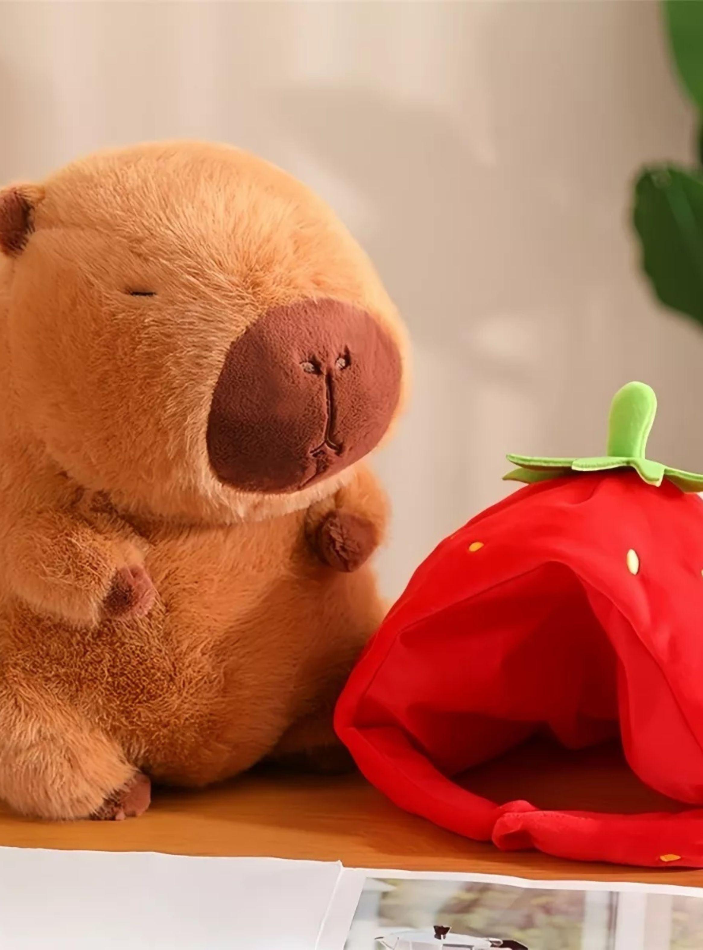 peluche capibara tierno amigable suave con 30 cm-2