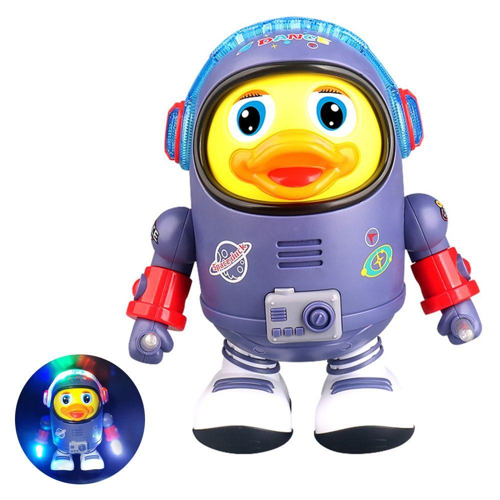 Robot Espacial Pato Bailarín Luces Led Juguete Niñ-2