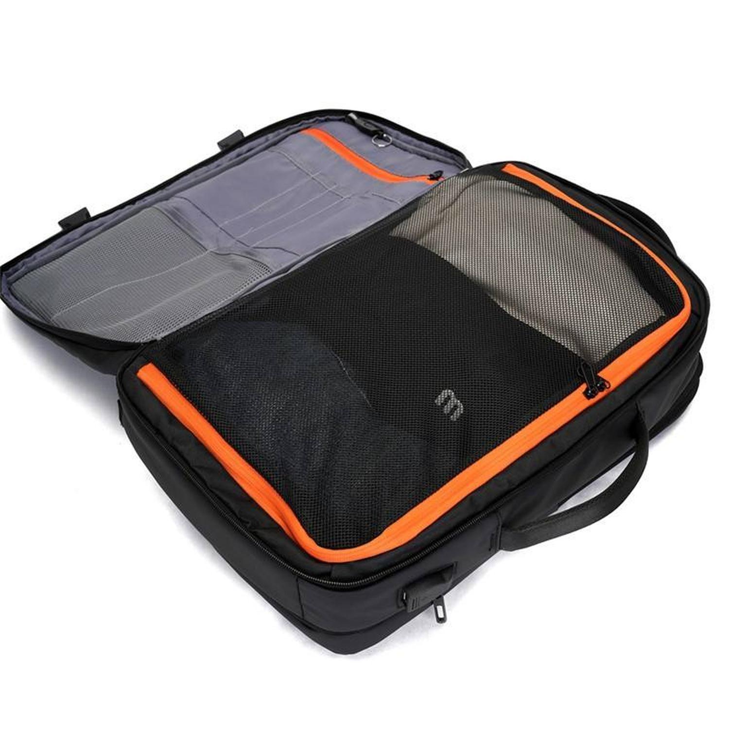 Mochila Cabina 48x30x25 Avión Deluxe Expandible Impermeable-4