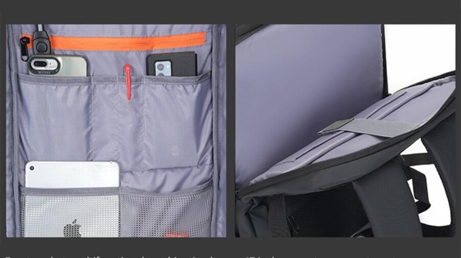 Mochila Cabina 48x30x25 Avión Deluxe Expandible Impermeable-4