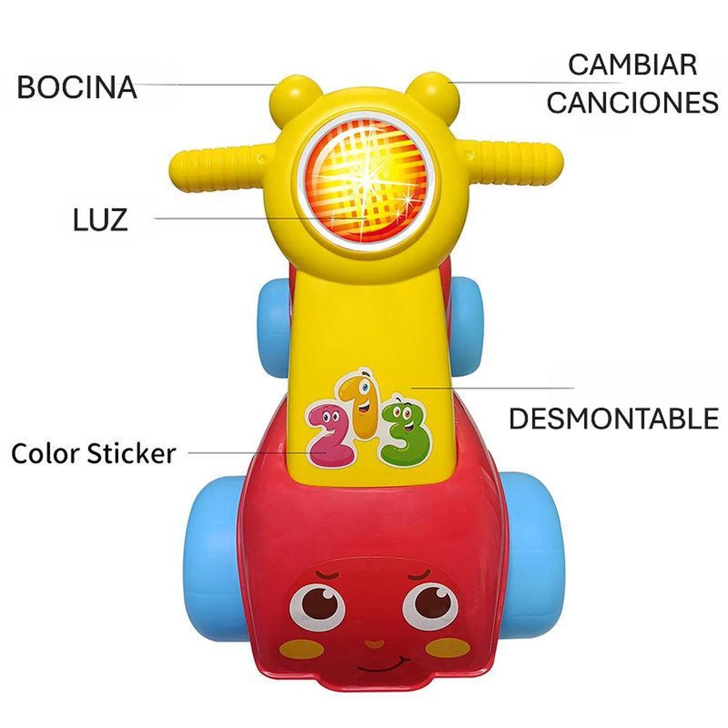 Corre Pasillos Andador Musical Infantil Musical Colorido-2