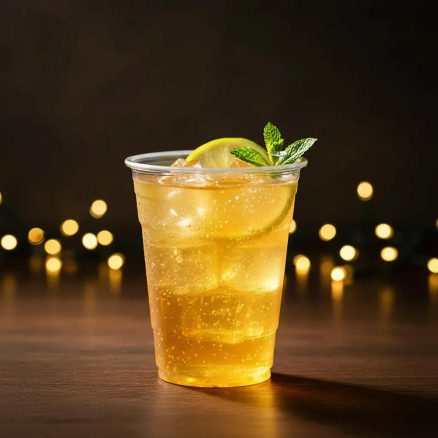 50 Uds Vaso Plástico Transparente Desechable S/tapa 300 Cc-2